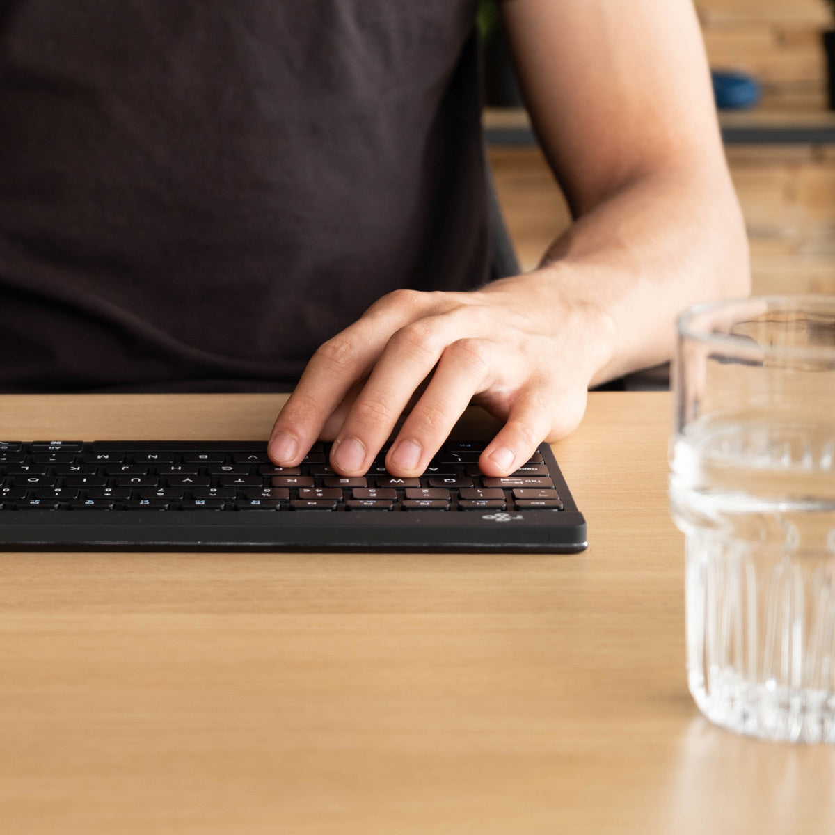 R-Go Tools Compact Break – Tastatur, kabellos (Bluetooth), ergonomisch