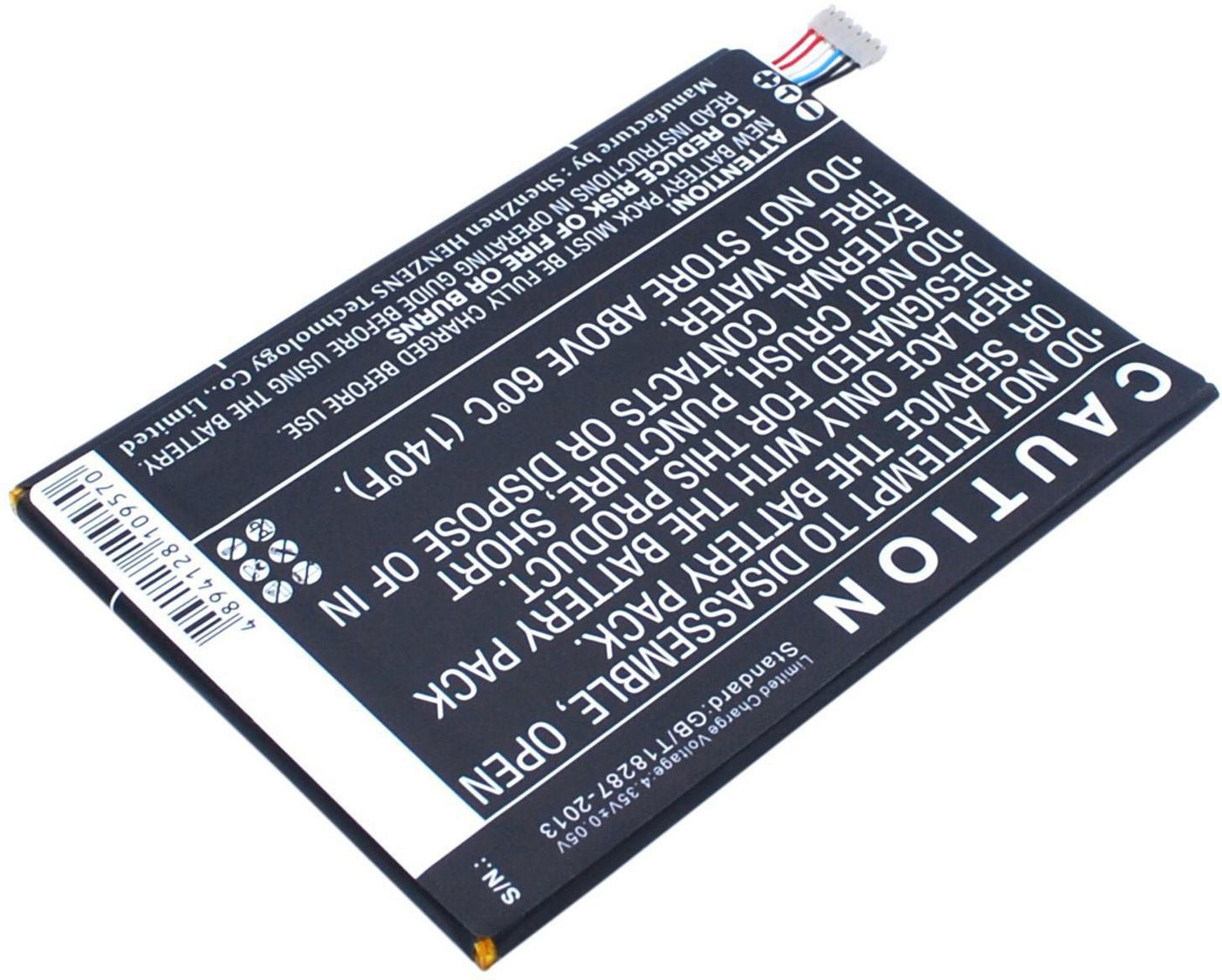 CoreParts Akku – für Vodafone SMART ULTRA 6, V995-Serie – 3,8 V, 3000 mAh – Schwarz