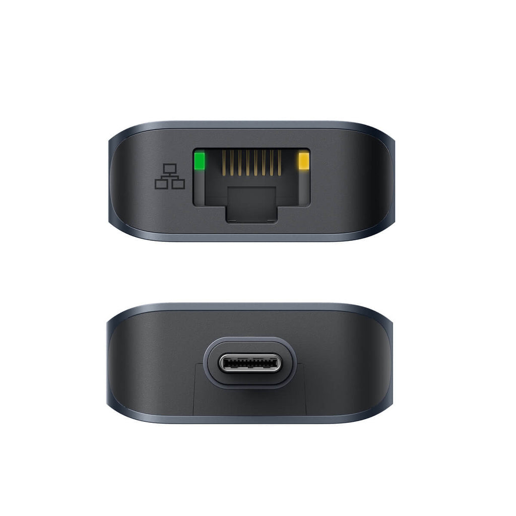 Targus HD4003GL Multiport-Adapter – USB-C, 1× HDMI, 2× USB-A, 100 W PD, GbE, SD/microSD, für Windows/Mac