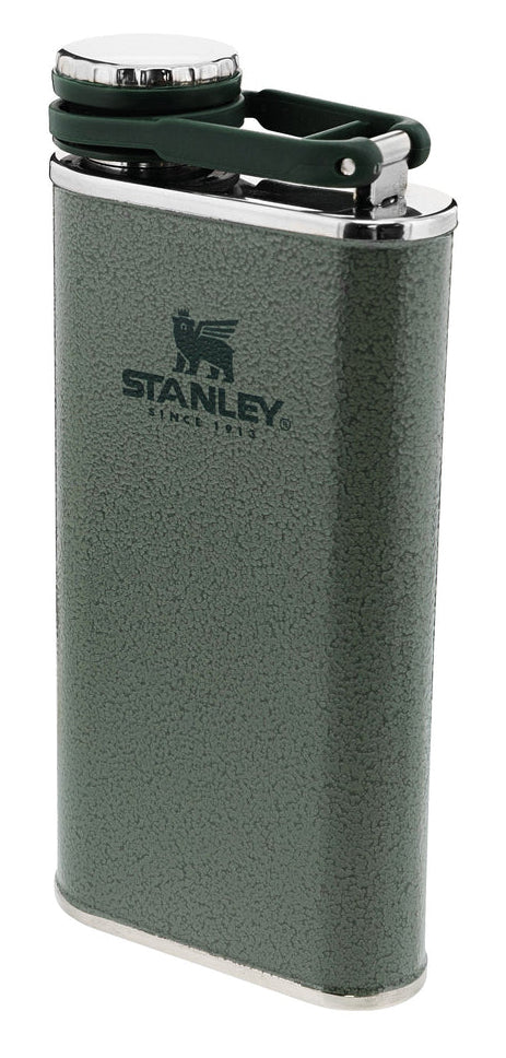 Stanley 1913 Classic Easy Fill Flachmann 230 ml – Edelstahl, Schraubdeckel, Hammertone Green