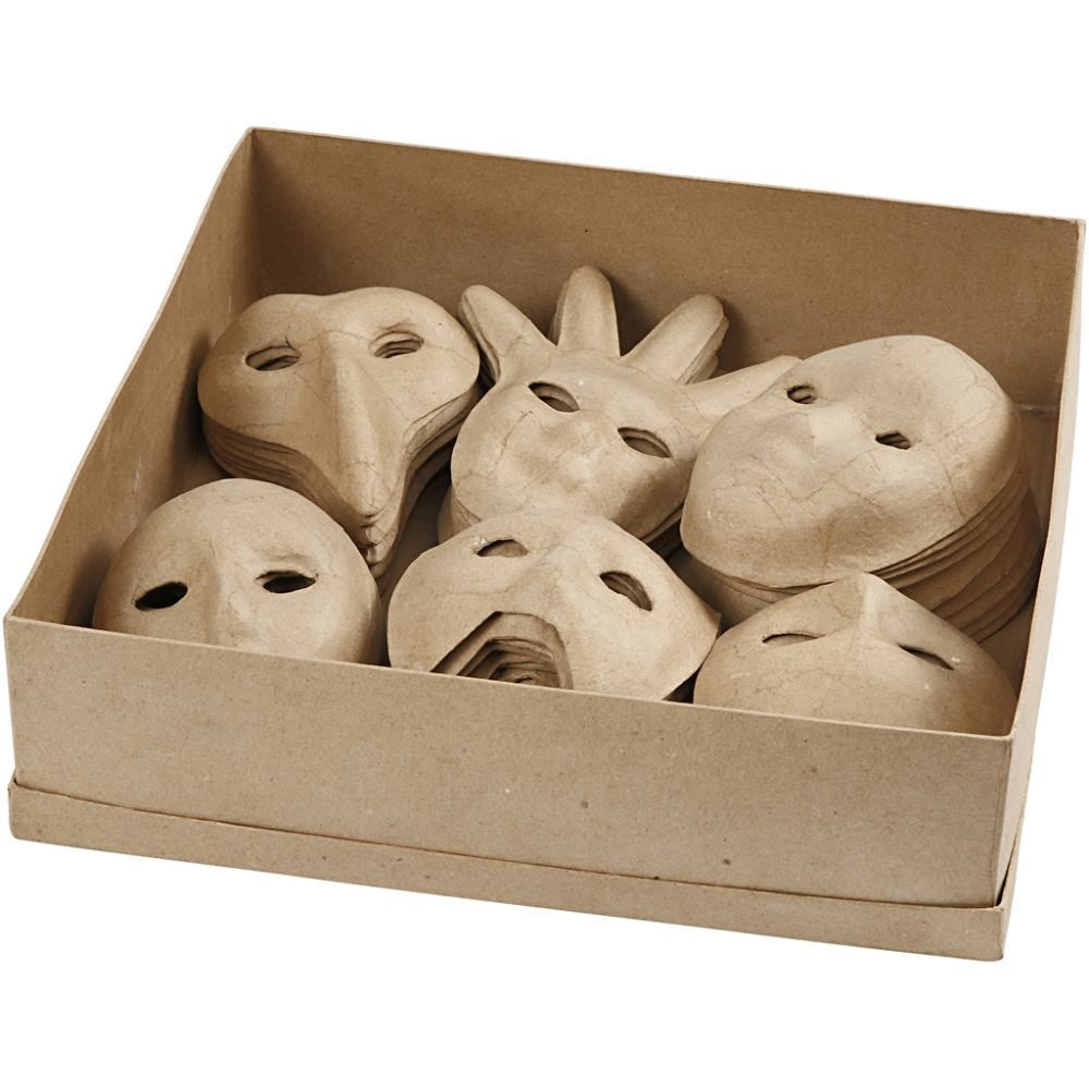 Creativ Company Papp-Maske – Braun