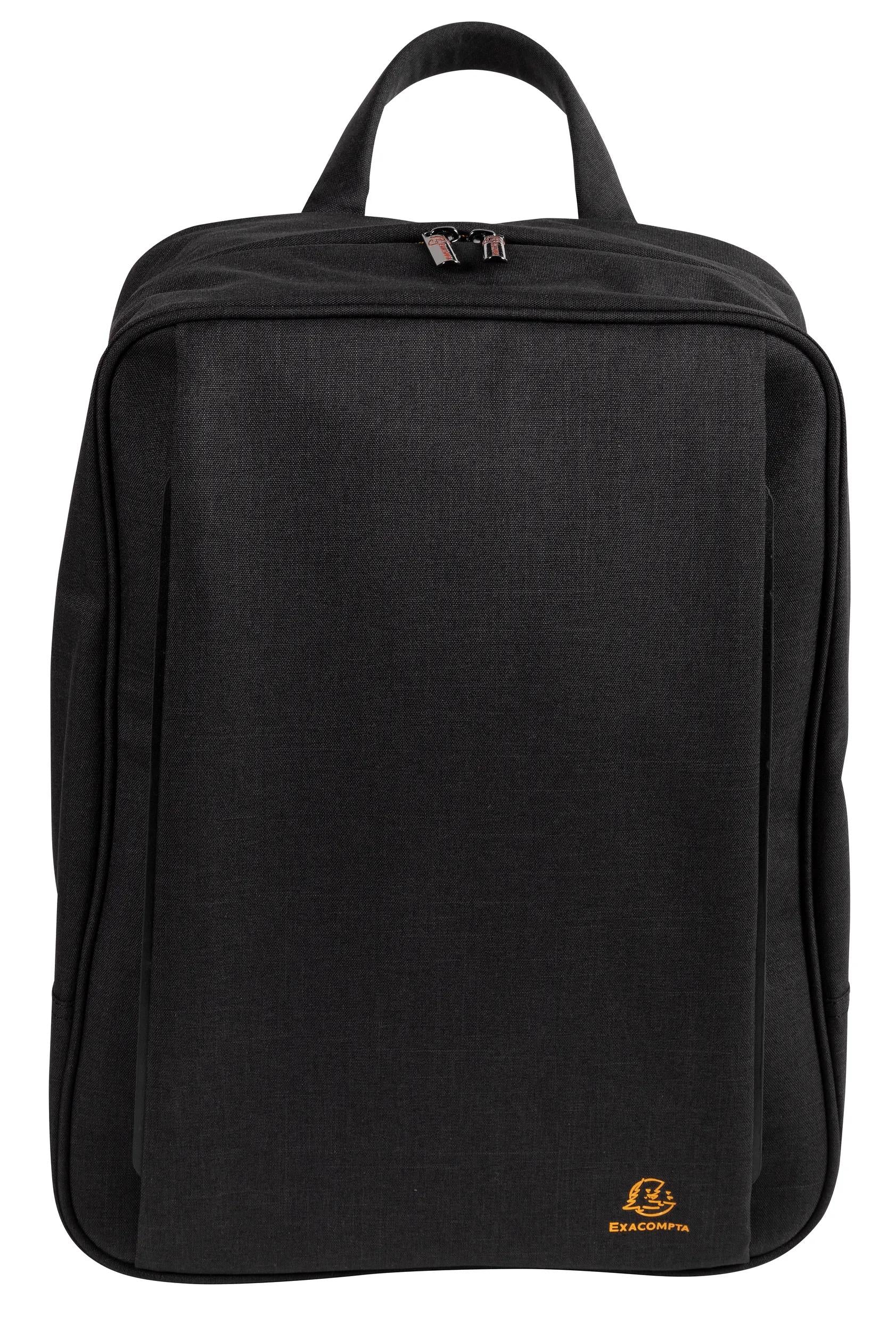 Exacompta City-Rucksack Exactive Smart – wasserabweisend, rPET-Polyester – Schwarz, 320 × 410 × 150 mm