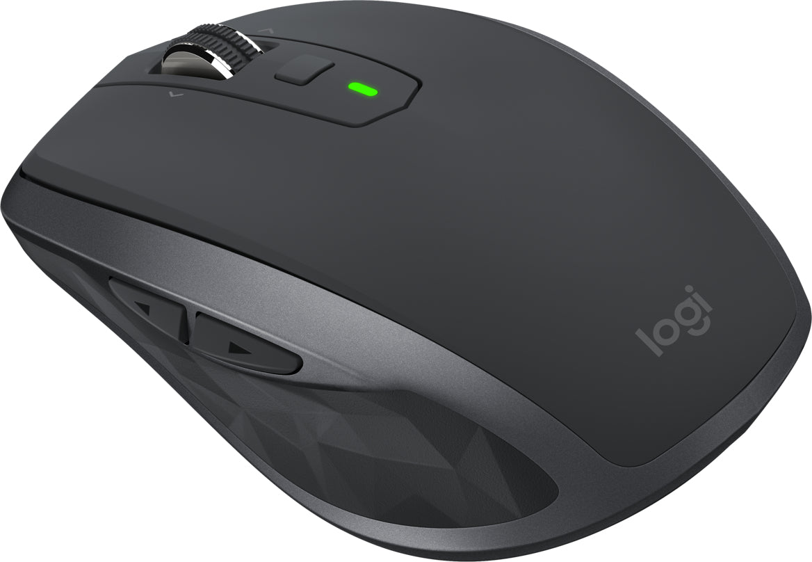 Logitech MX Anywhere 2S Mobile Maus – kabellos, Bluetooth, 4000 dpi, 7 Tasten, für Rechtshänder, Graphit