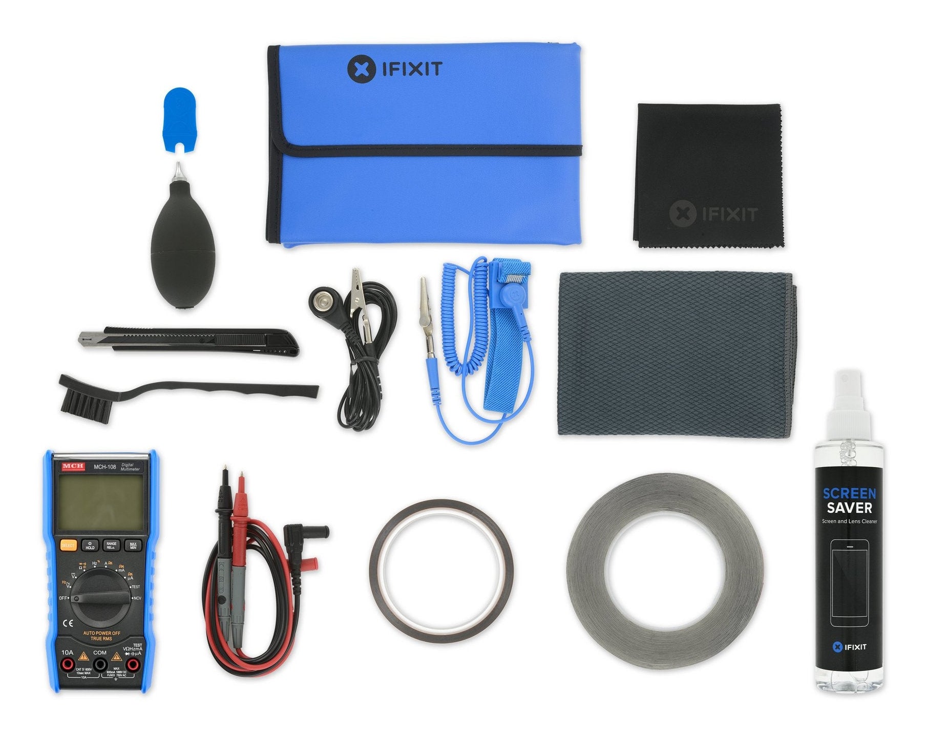 iFixit Pro Tech Diagnosemodul – Schwarz, 100 × 360 mm – für Smartphones – 1 Stück