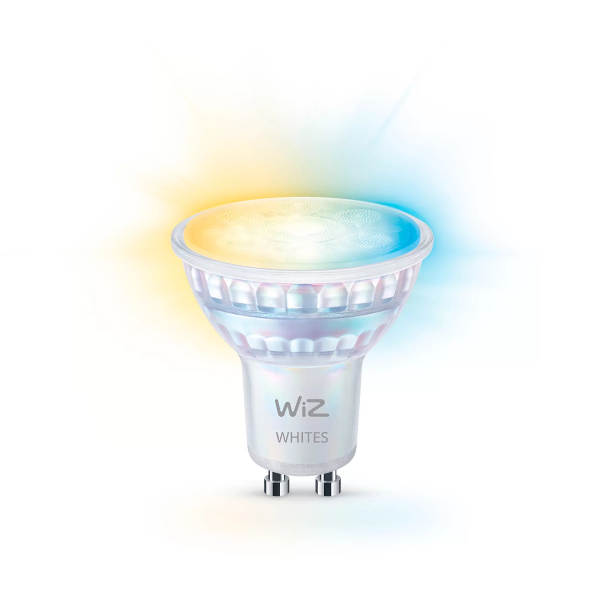 WiZ Smart-Leuchtmittel GU10 PAR16 – Einstellbares Weiss 2700–6500 K, 345 lm, 4,7 W, Matt, WLAN/Bluetooth – 1 Stk.