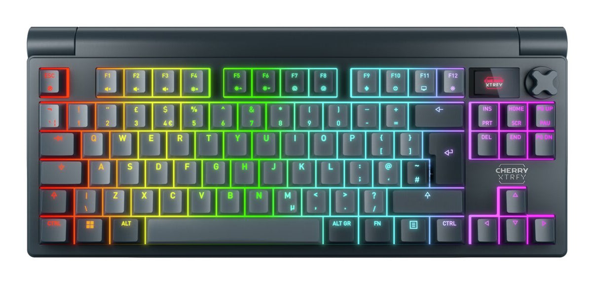 CHERRY XTRFY MX 8.3 TKL – Tastatur TKL – Mechanisch (Cherry MX2A Red), Bluetooth & 2,4 GHz – QWERTY (UK-INT)
