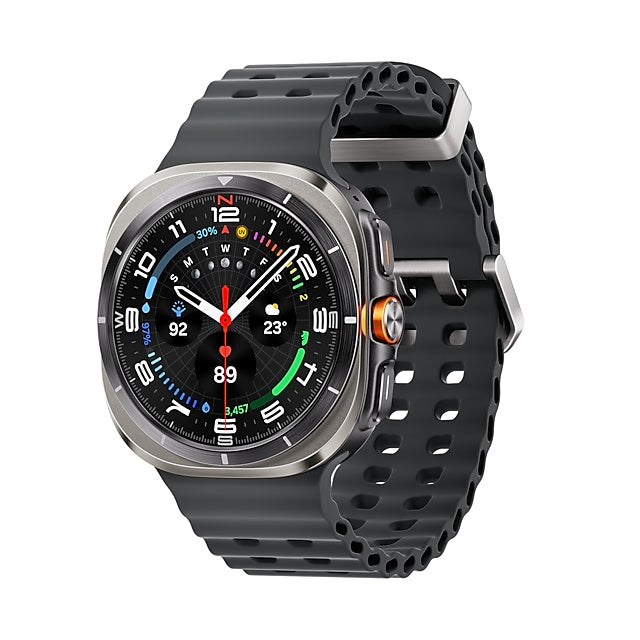 Samsung Galaxy Watch Ultra – Smartwatch – GPS, NFC, WLAN, Bluetooth, Wear OS, IP68, Titan Silber