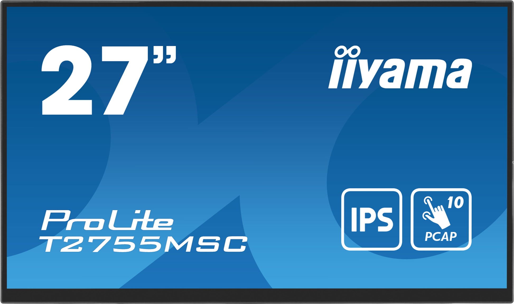 iiyama T2755MSC-B1 – Monitor, 27", 1920 × 1080 (Full HD), Touch, 360 cd/m²