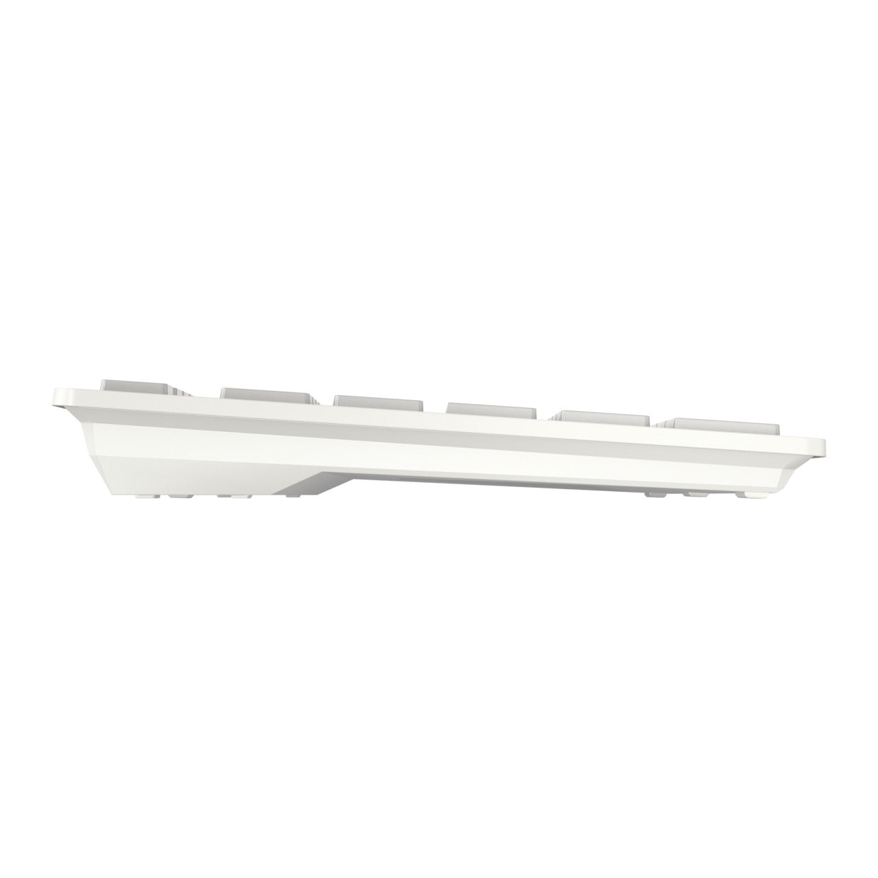 CHERRY KW 7100 Mini – Tastatur, kabellos (Bluetooth), FR-Layout (FR), Weiss – für macOS