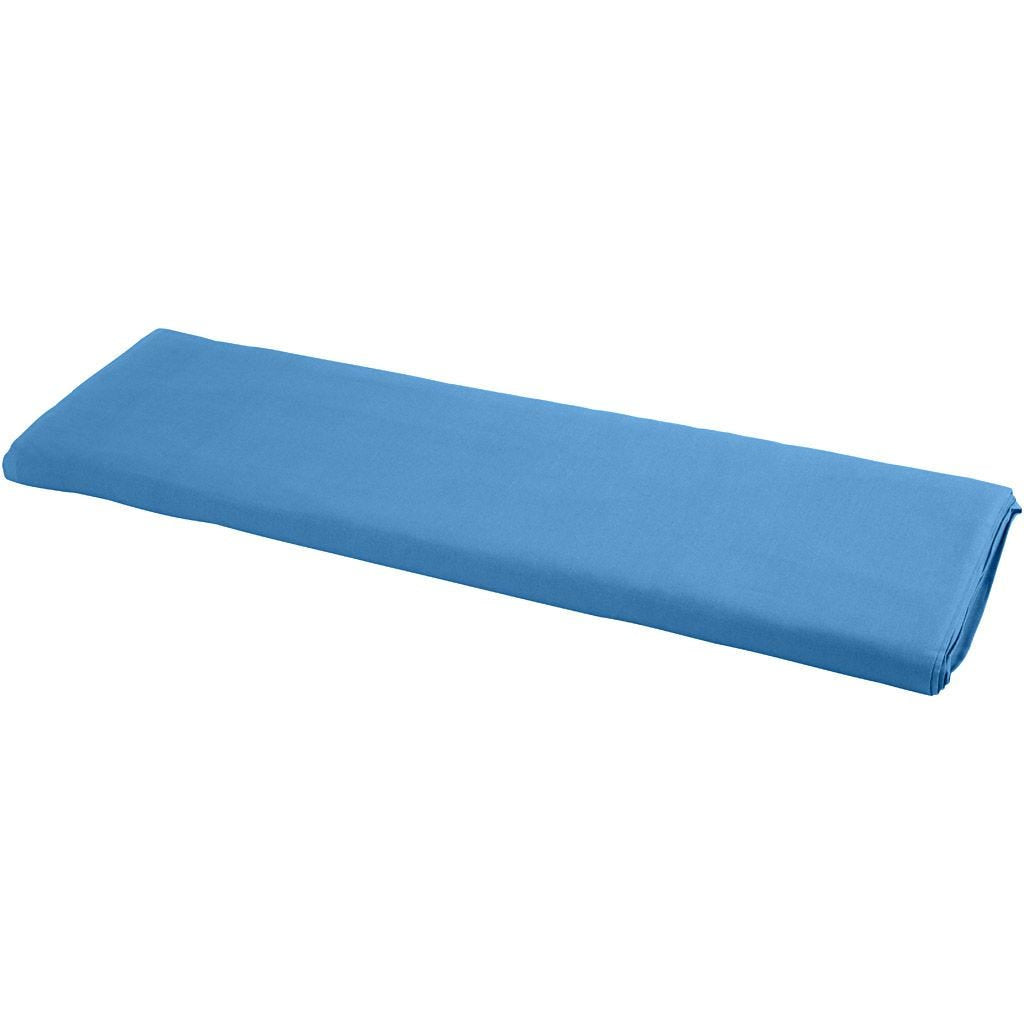 Creativ Company Stoff – blau – 145 × 1000 cm, Baumwolle