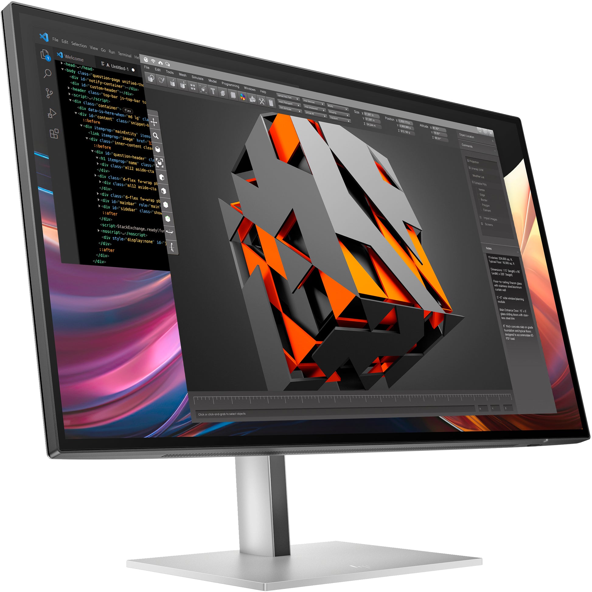 HP 727pq S7 Pro – Monitor, 27", QHD, IPS