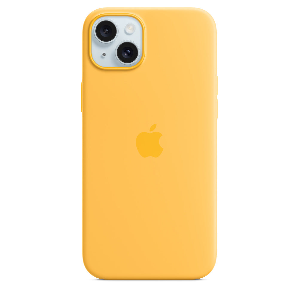 Apple Backcover – für Apple iPhone 15 Plus – gelb – Silikon, MagSafe-kompatibel