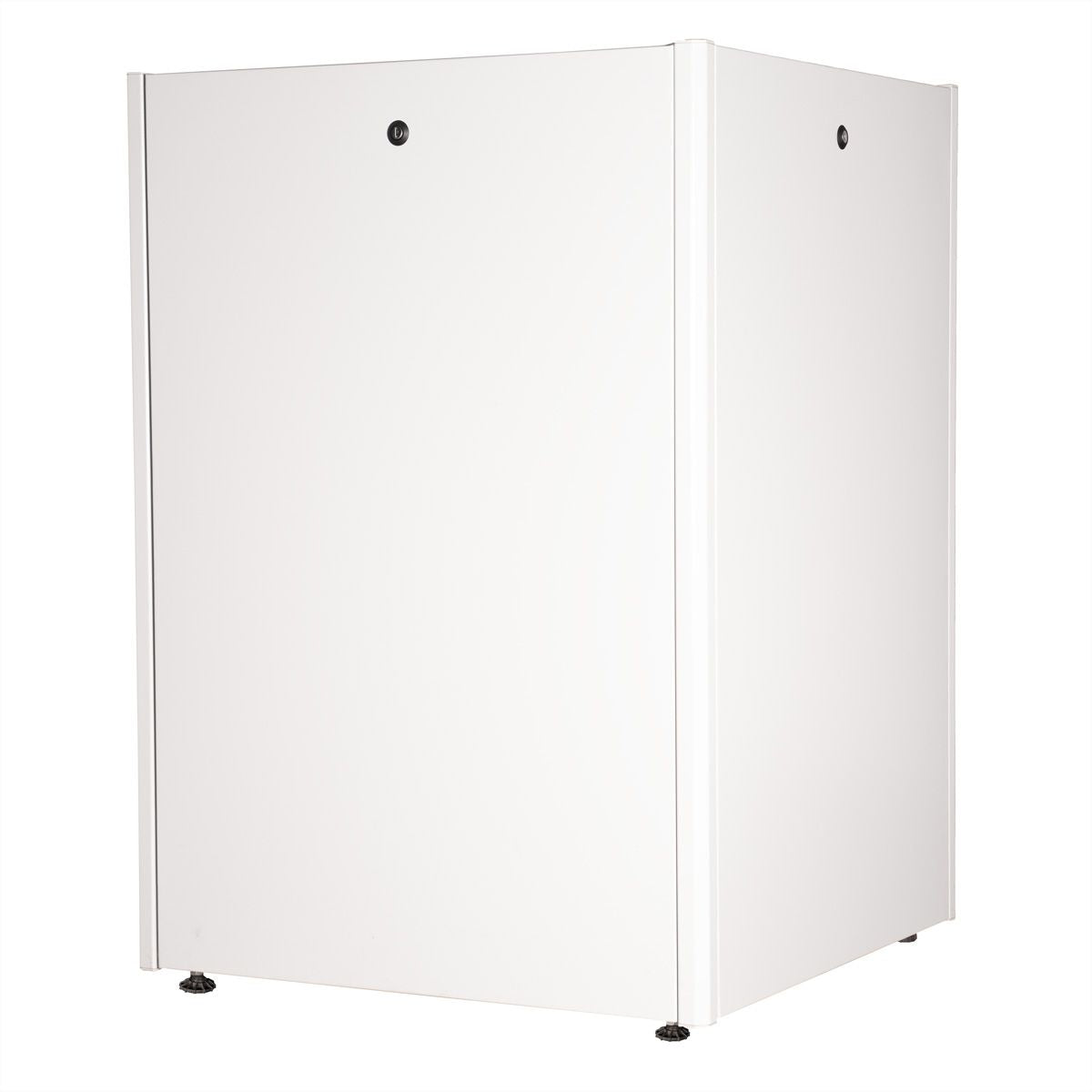 ROLINE Basic – 19" Netzwerkschrank 22U, IP20, abschliessbar, 800 × 800 × 1125 mm, lichtgrau, Stahl
