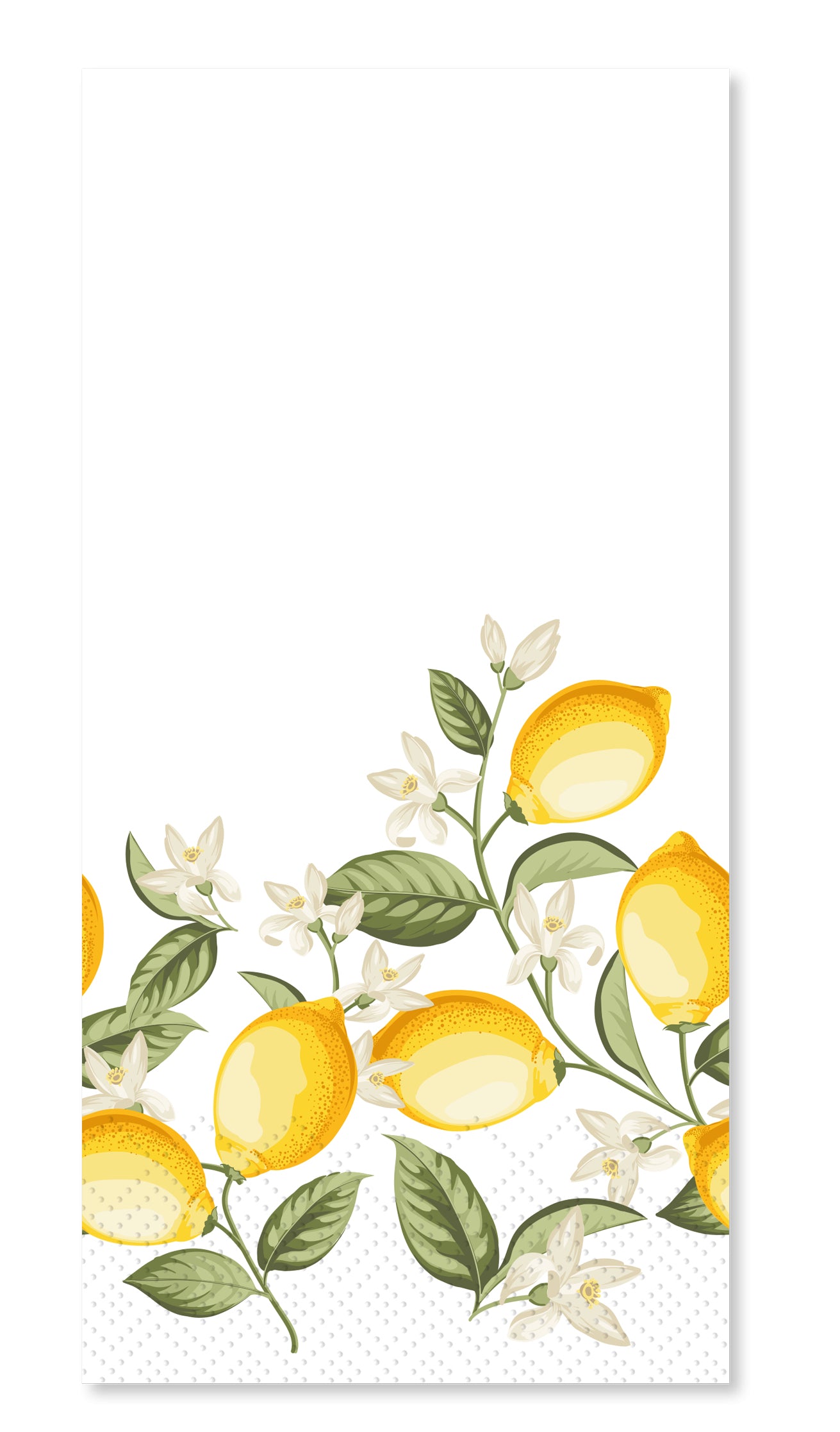 Chic Antique Servietten Zitrone – 40 × 40 cm, 3-lagig – 16 Stück
