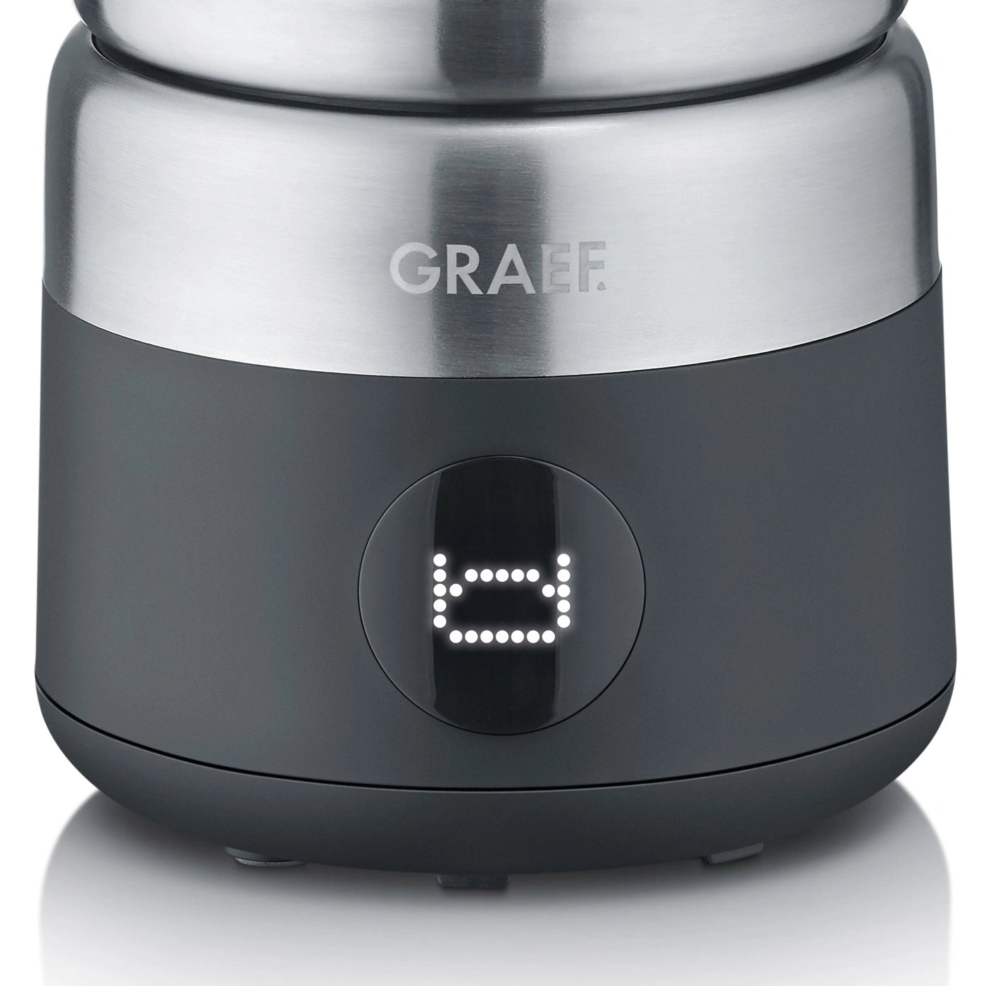 Graef Milchaufschäumer MS802 – 400 ml, 600 W, spülmaschinenfest – schwarz/edelstahl
