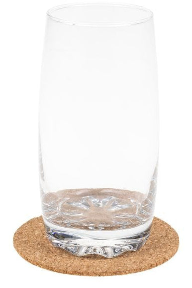 Furber. Furber Glasuntersetzer – 6er Set, Ø 10,0 cm, Kork, Braun, für Gläser