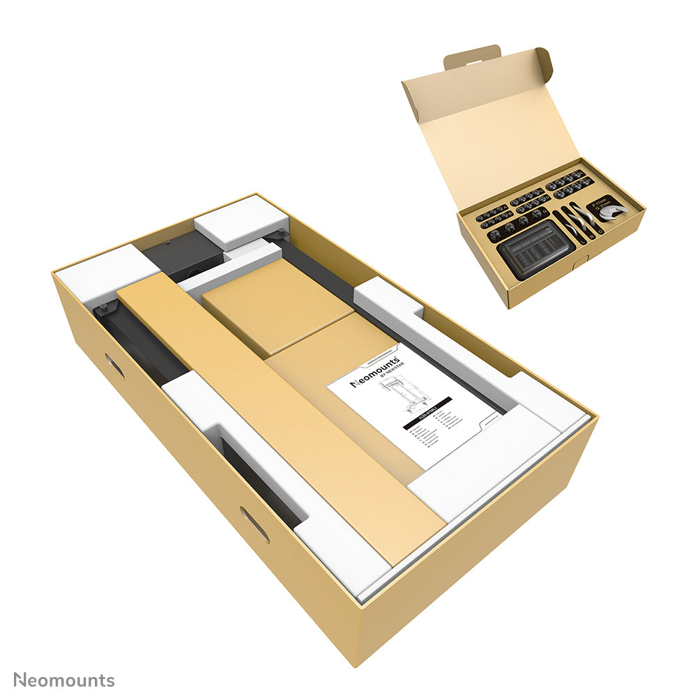 Neomounts FL55-875BL1 – Trolley, motorisiert, für 55–100", VESA 100×100–800×600, bis 110 kg