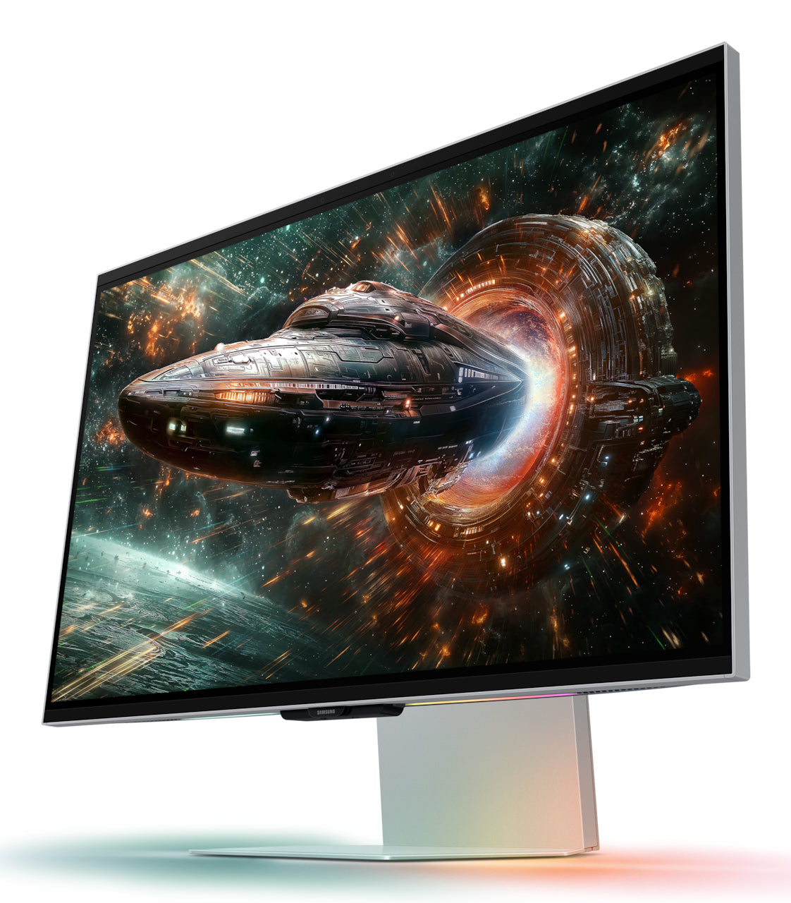 Samsung S27Fg904Xu – Monitor, 27", 3840 × 2160 (UHD 4K), LED, Silber