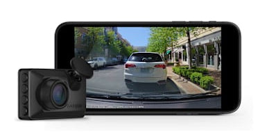 Garmin Dash Cam X110 – Dashcam, 1080p30, 140° Blickwinkel, GPS, WLAN, Rückfahrkamera, USB-C, Schwarz