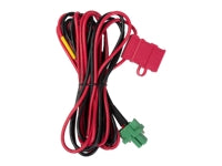 Hytera DC-Stromkabel für HR1065, 2-polig, 12 AWG, 15 A, 600 V, 3 m, Rot