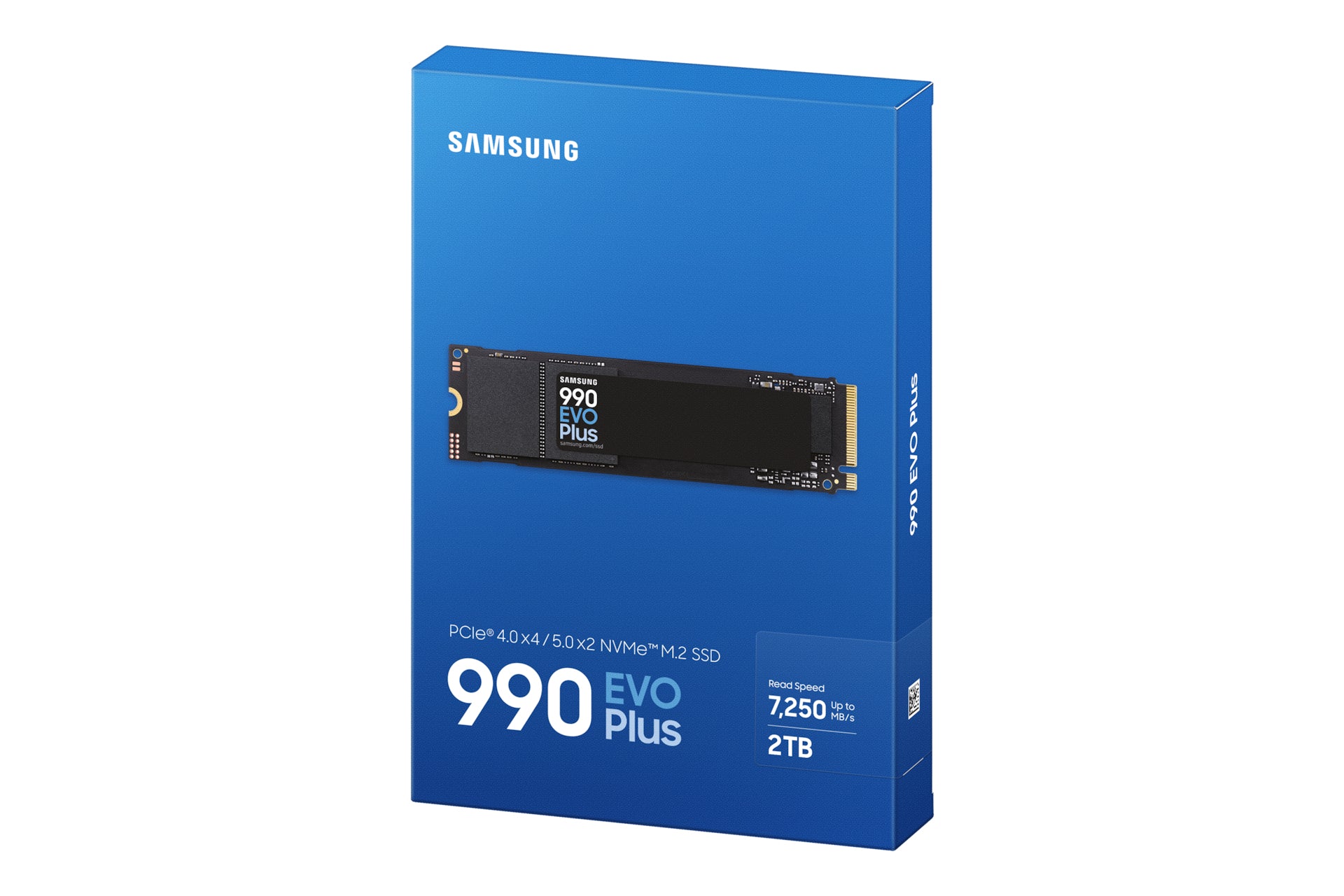 Samsung 990 EVO Plus 2 TB – M.2 2280 NVMe PCIe 4.0 – 7'150 MB/s lesen, 6'300 MB/s schreiben