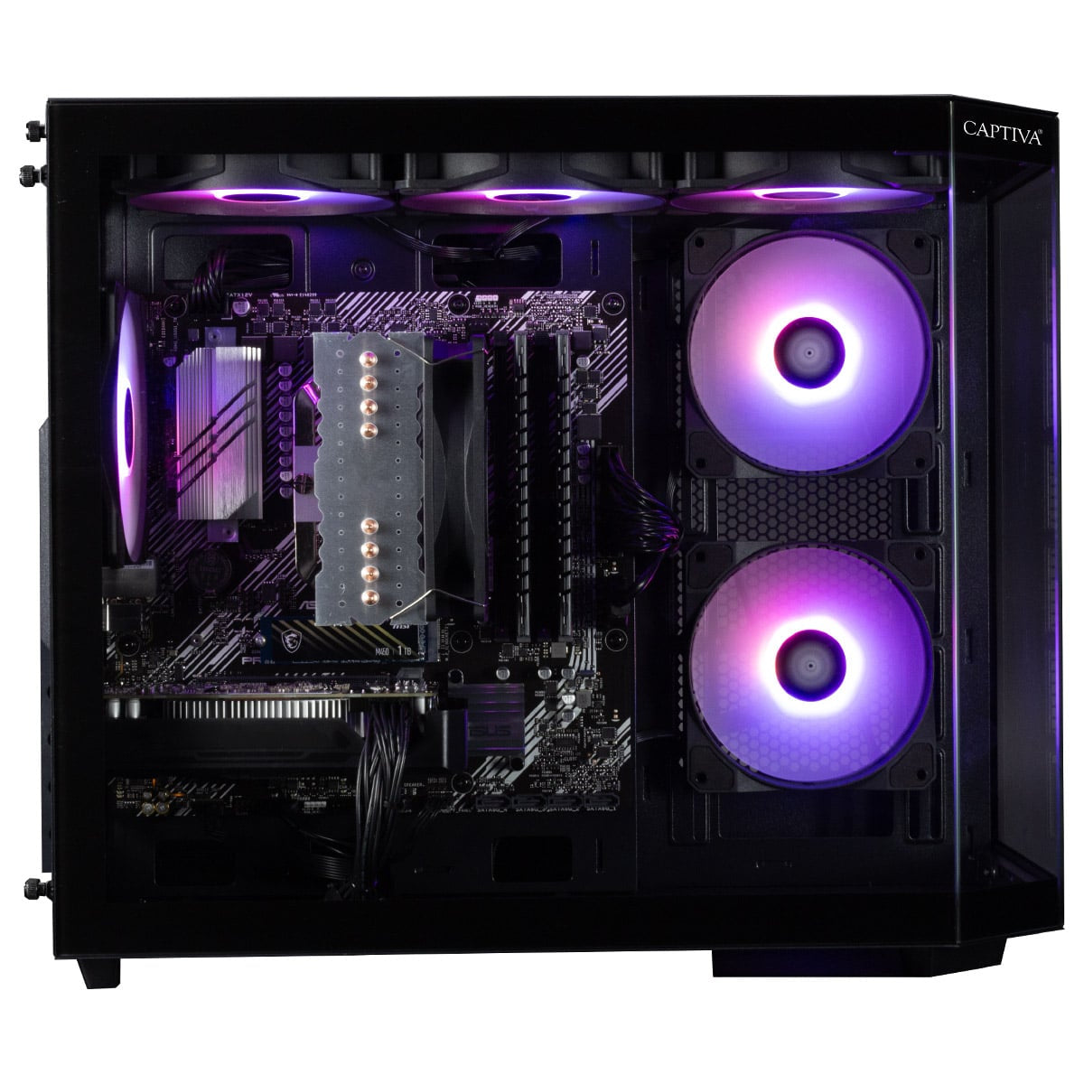 Captiva Advanced Gaming Tower – AMD Ryzen 7 5700X, 32 GB RAM, 1 TB SSD, Windows 11 Home
