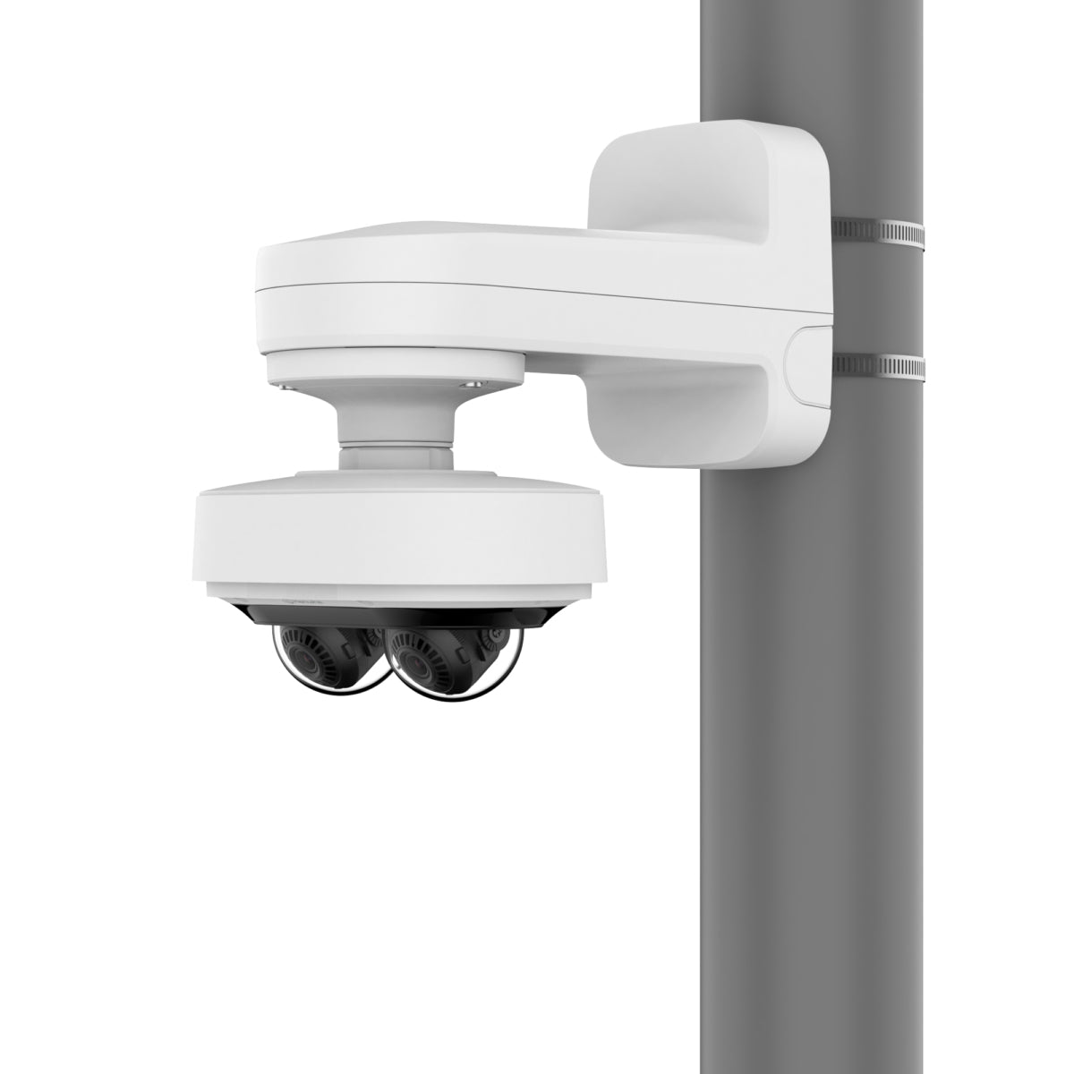 Hanwha Wand- und Masthalterung SBP-250WMW – 318,5 × 137 mm – Mastmontage, Outdoor – für SBP-115PFA, SBP-115PA
