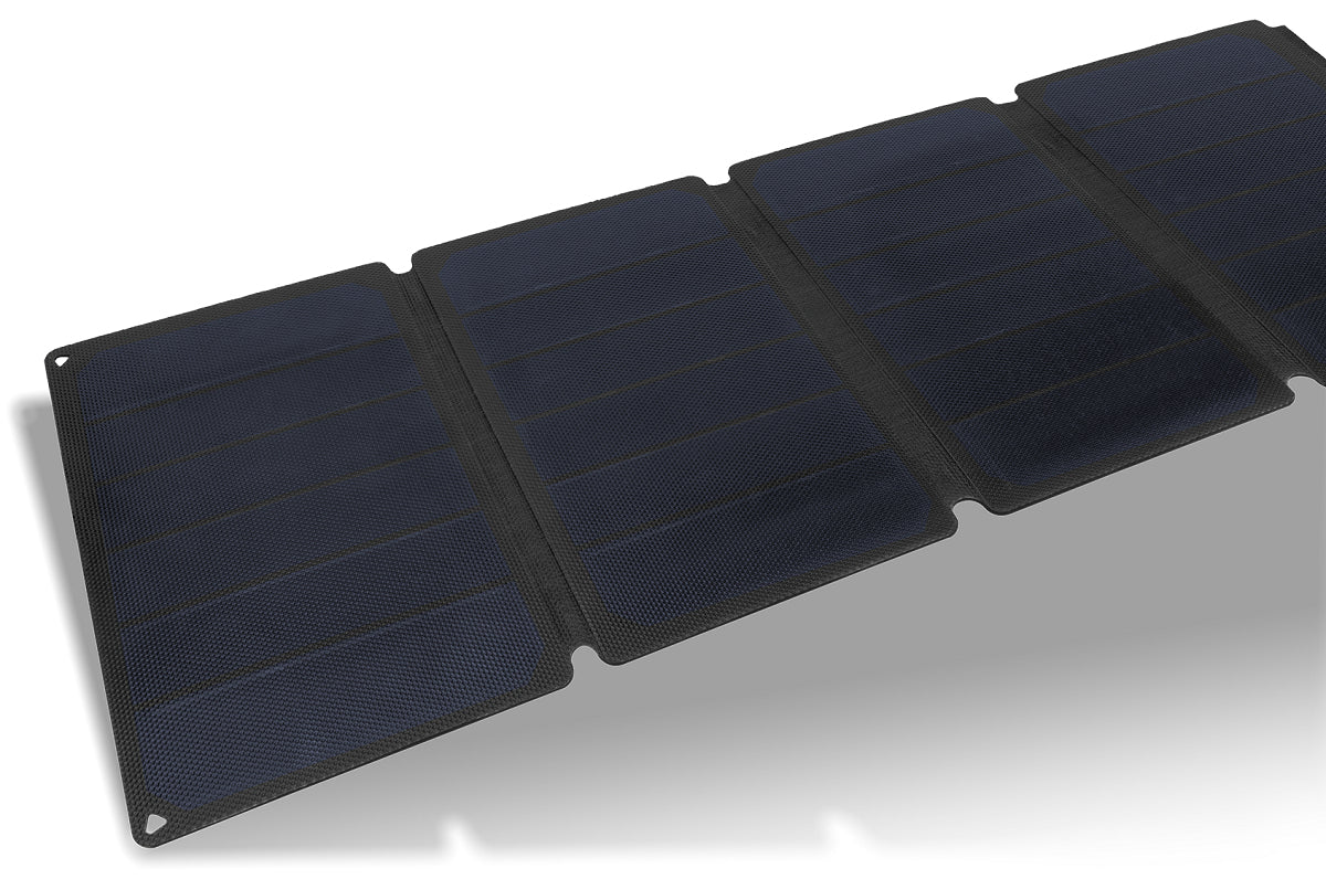 Aqiila Sunbird P56 Solarpanel-Ladegerät 56 W – USB-C×1, IP67 – für Camping – Grau