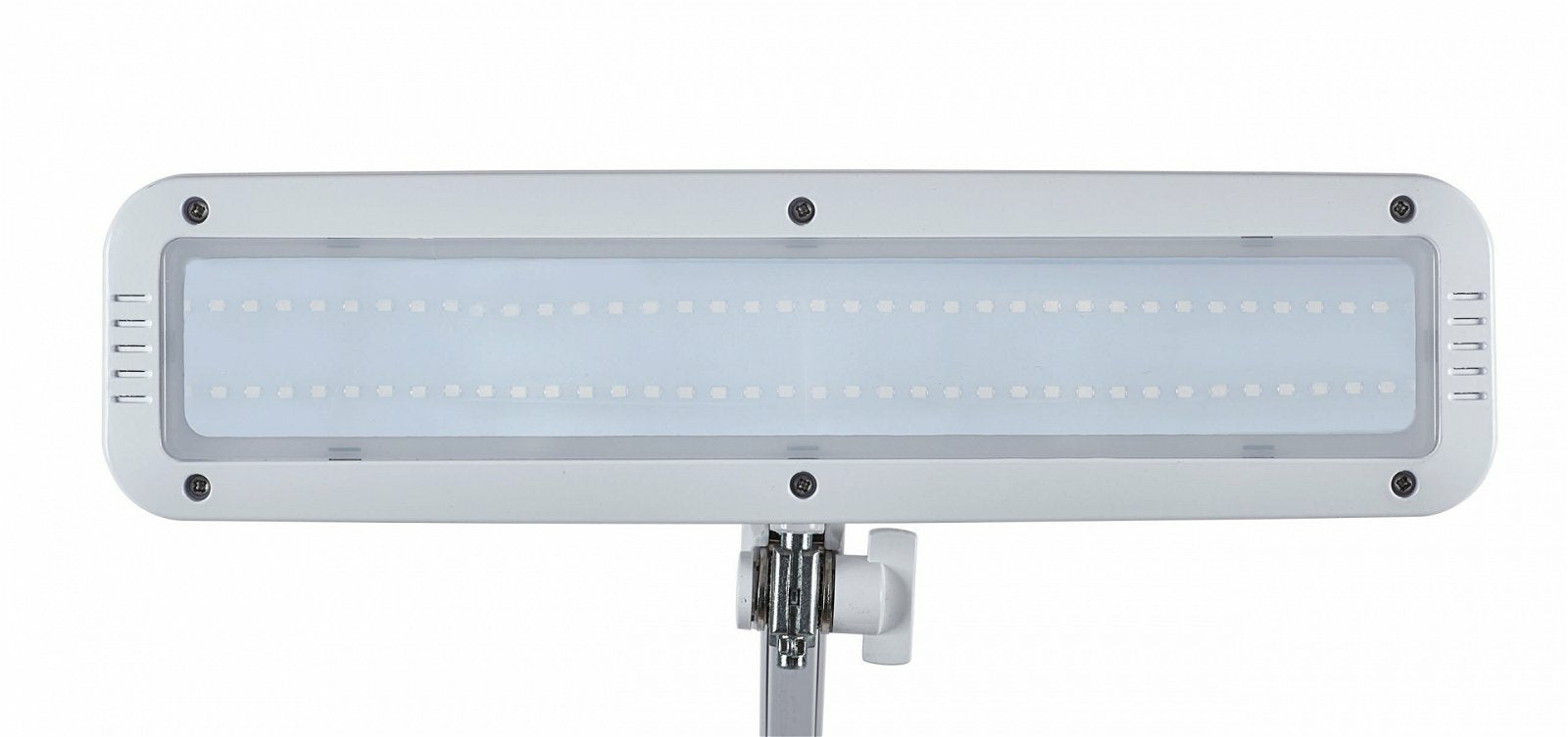 MAUL LED-Tischleuchte mit Standfuss – 6500 K Tageslichtweiss, dimmbar, 1449 lm, Weiss