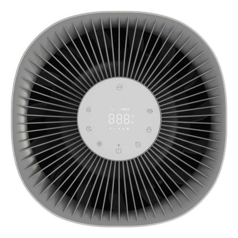 Ecofort Luftreiniger ecoQ CleanAir 600+ – CADR 680 m³/h, bis 130 m², HEPA 13, WLAN, App-Steuerung, 56 dB
