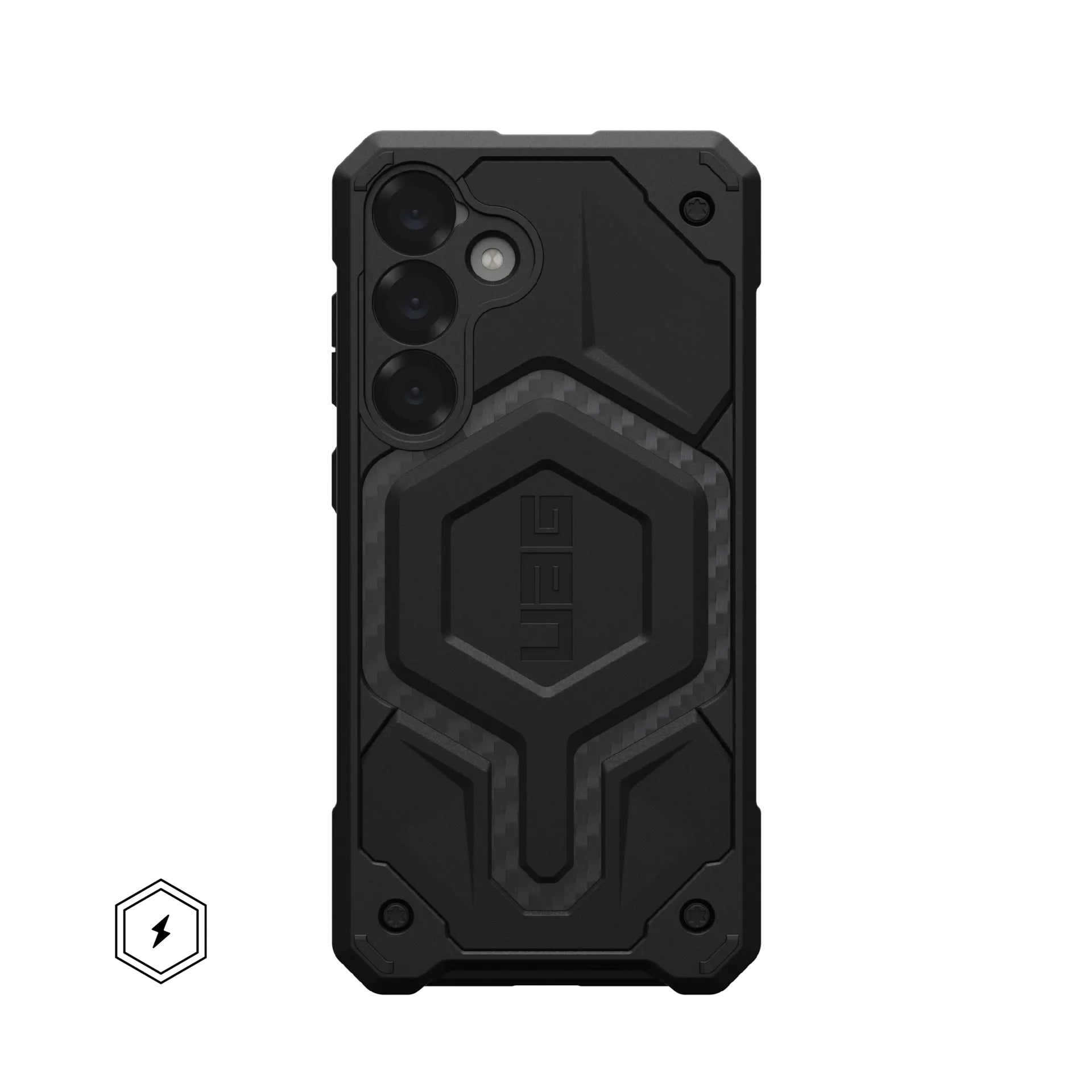 Urban Armor Gear UAG – Monarch Pro Backcover – für Samsung Galaxy S25+ – Carbon – PC – MagSafe-kompatibel