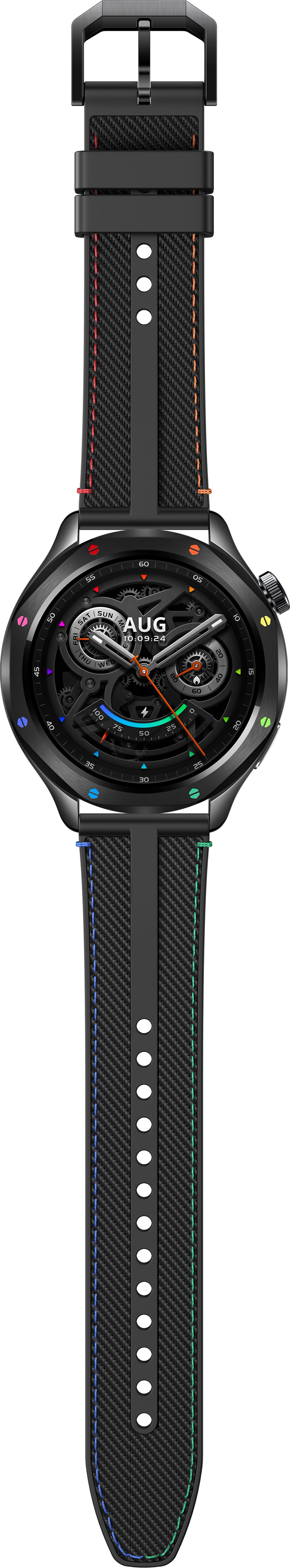 Xiaomi Smartwatch S4 – Smartwatch – 47 mm, 1,43" AMOLED, GPS, Mineralglas, 5 ATM, Rainbow, Sportarmband
