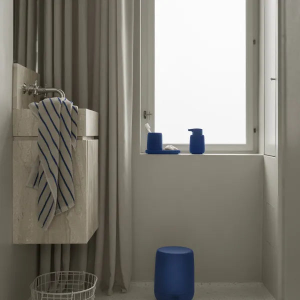 Blomus Sono Seifenspender – Keramik, Blau, 250 ml