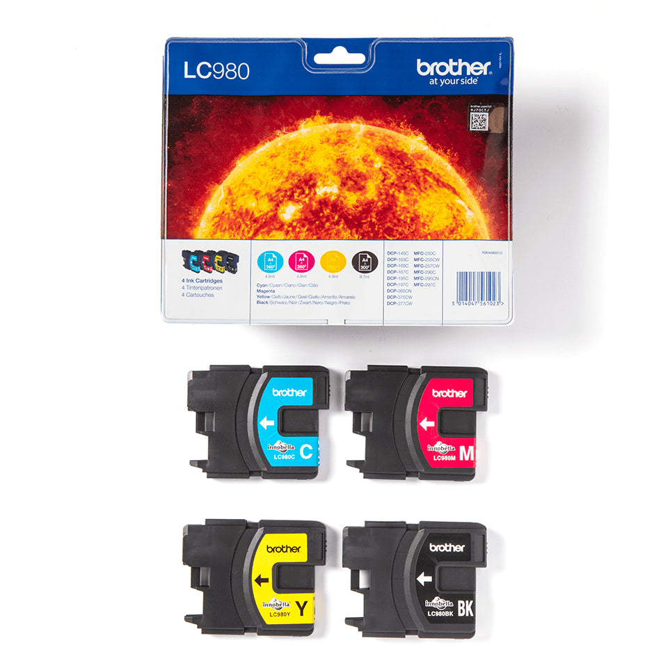 Brother Tintenpatronen-Multipack CMYK, 4er-Pack
