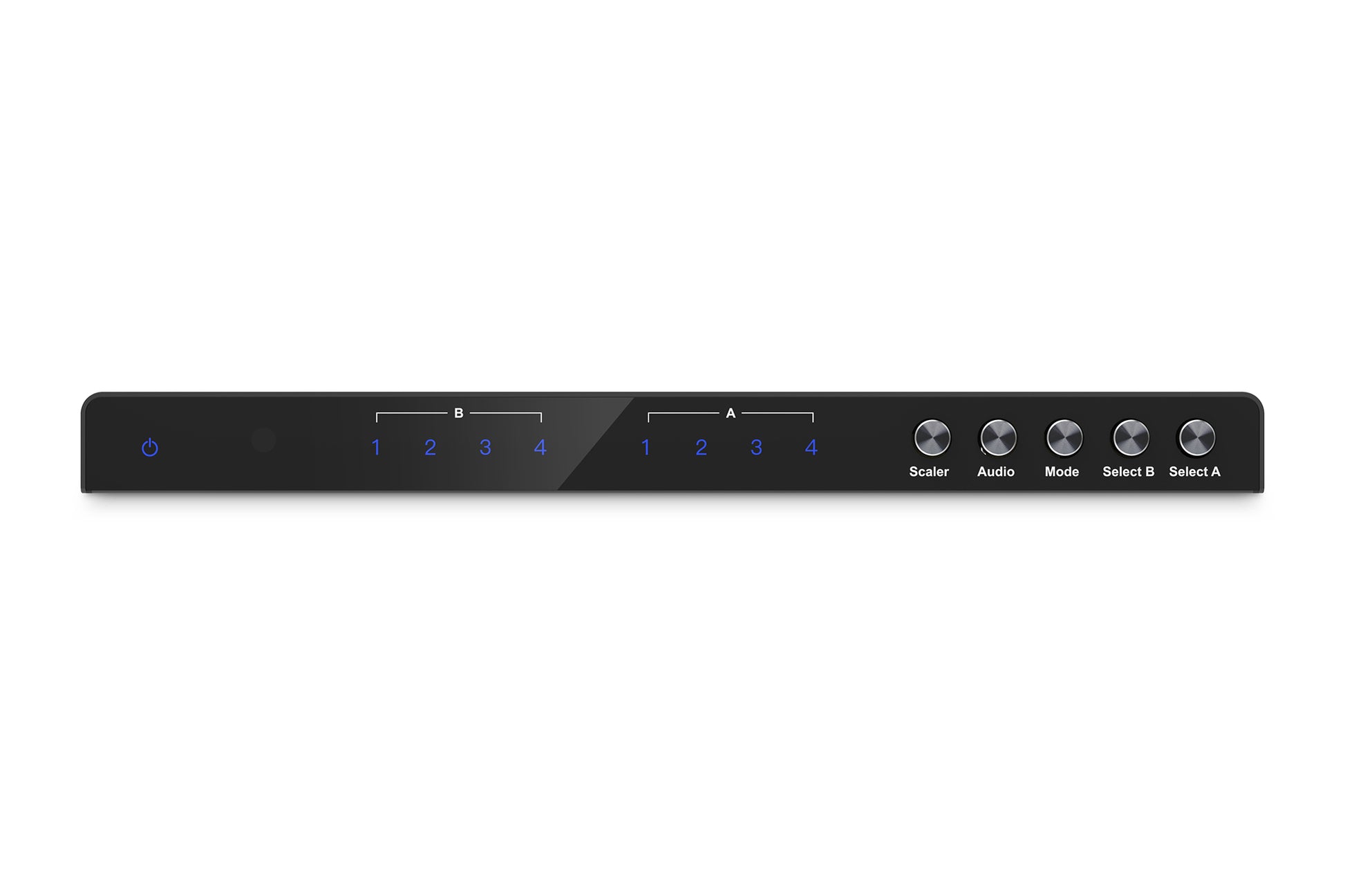 Digitus 4×2 HDMI AV-Matrix-Umschalter – 4K/30 Hz, 10,2 Gbit/s, HDMI 1.4 – Schwarz, Metall