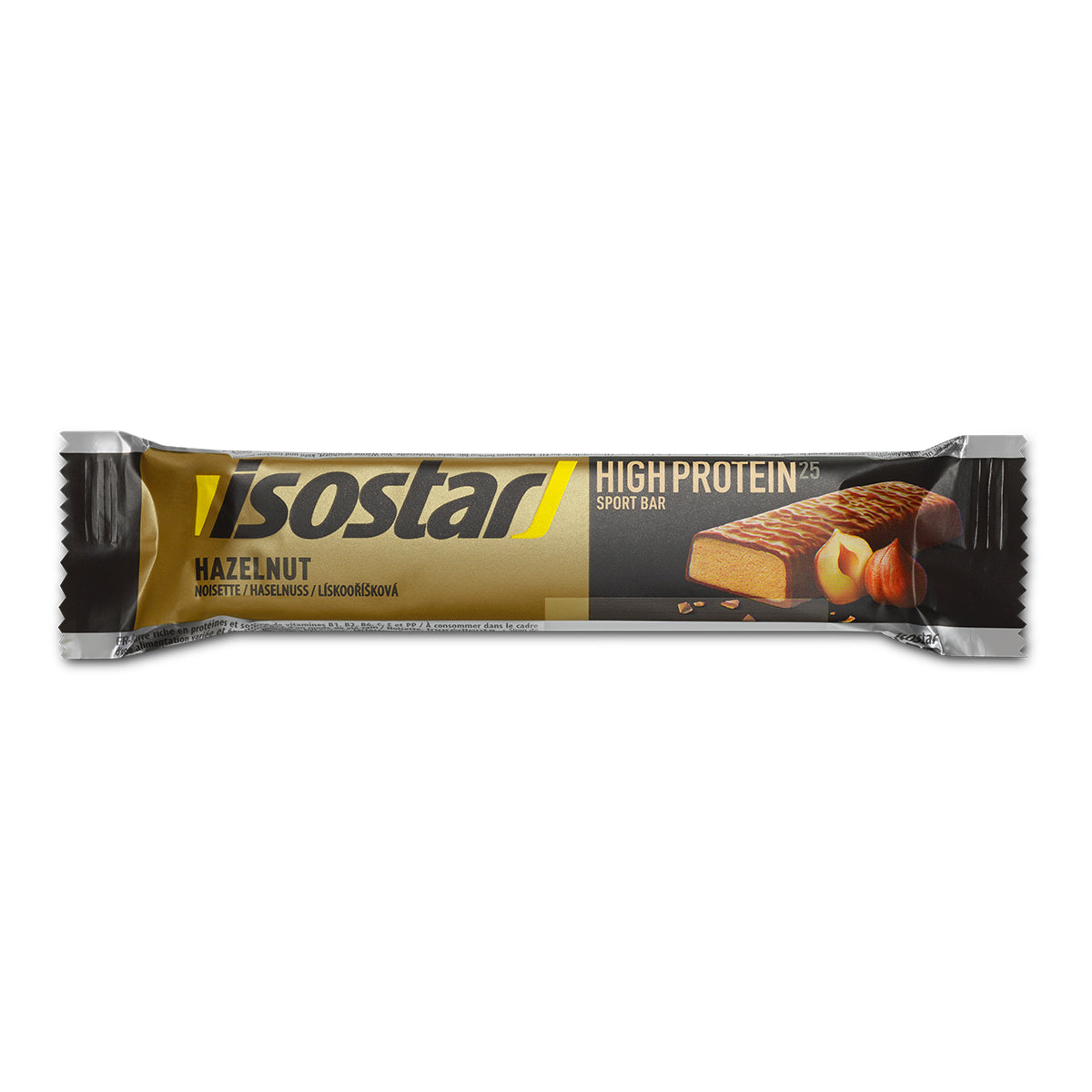 Isostar High Protein Protein-Riegel – Haselnuss – 35 × 35 g
