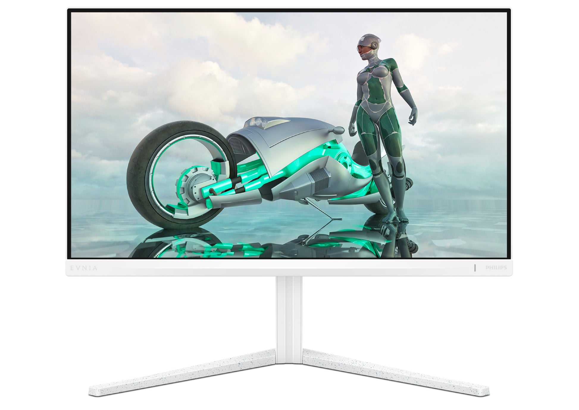 Philips 24M2N3201A/00 – Monitor, 23,8", 1920 × 1080, IPS, 180 Hz, 300 cd/m², Lautsprecher, VESA 100 × 100, Weiss