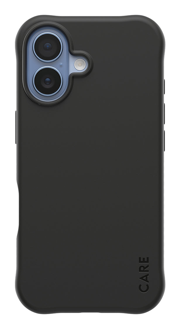 PanzerGlass Backcover CARE Fashionable Case Samba – für Apple iPhone 17 – schwarz – TPU – MagSafe-kompatibel