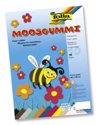 Folia Moosgummiplatte 200 × 290 mm – 2 mm