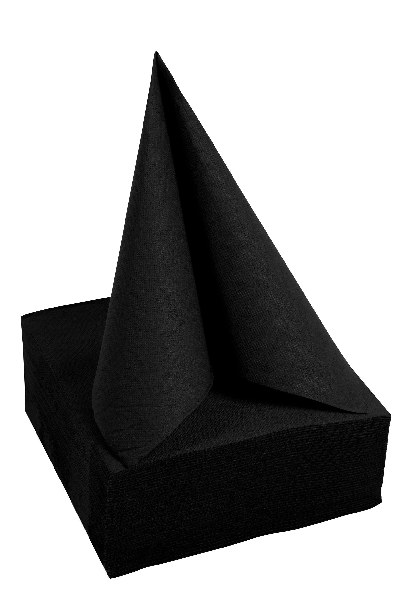 PRONAPPE PRO nappe Cocktail-Servietten – schwarz – 20 × 20 cm, 2-lagig – 50 Stück