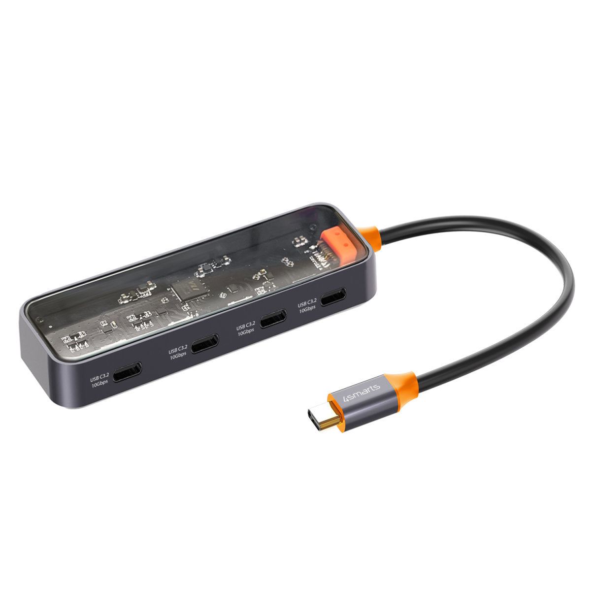 4smarts 4in1 Lucid USB-Hub – USB-C, 4× USB-C