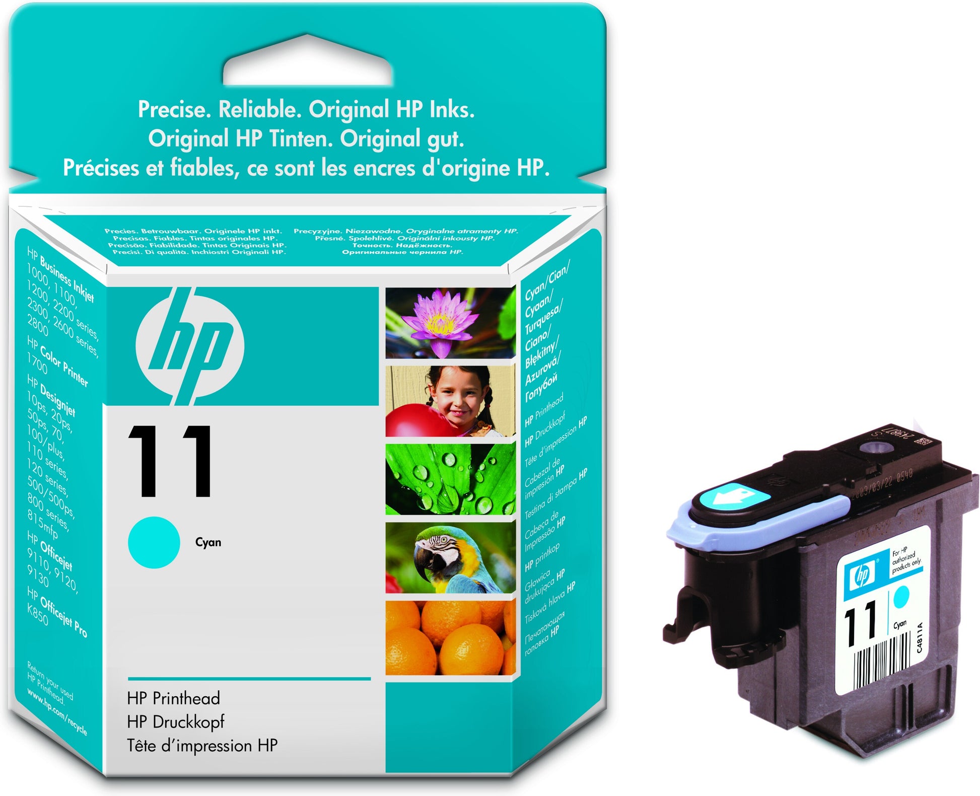 HP Tintenpatrone 11, cyan – für Tintenstrahldrucker und Multifunktionsgeräte