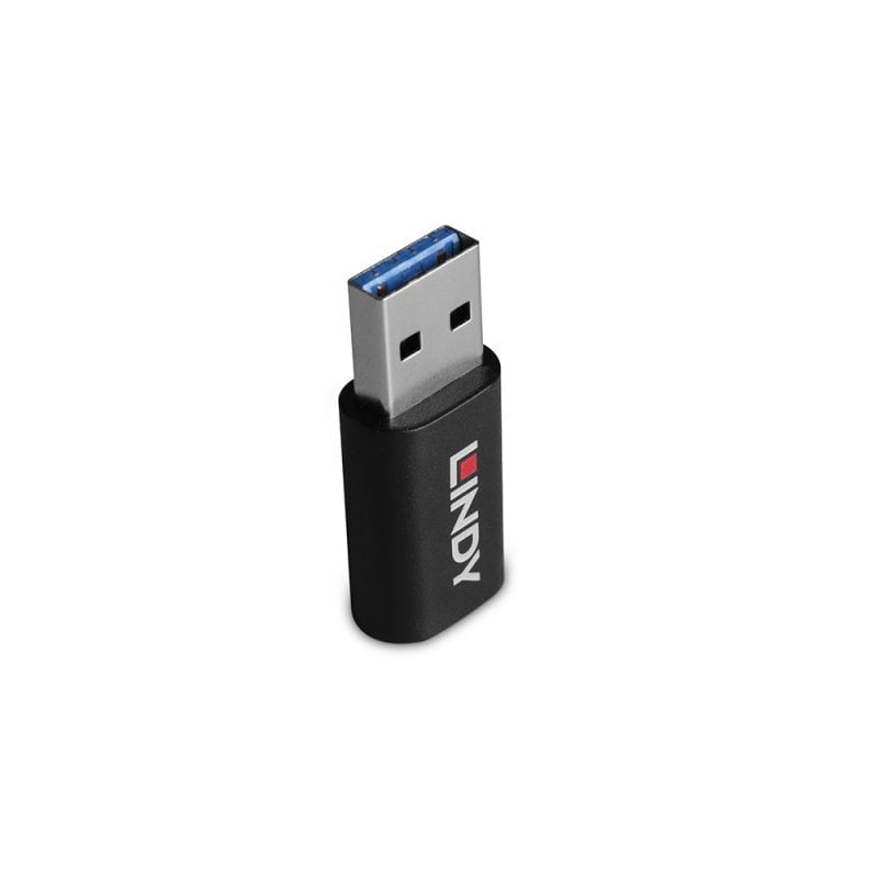 Lindy USB-Adapter USB-A auf USB-C – USB 2.0 (480 Mbit/s) – Schwarz