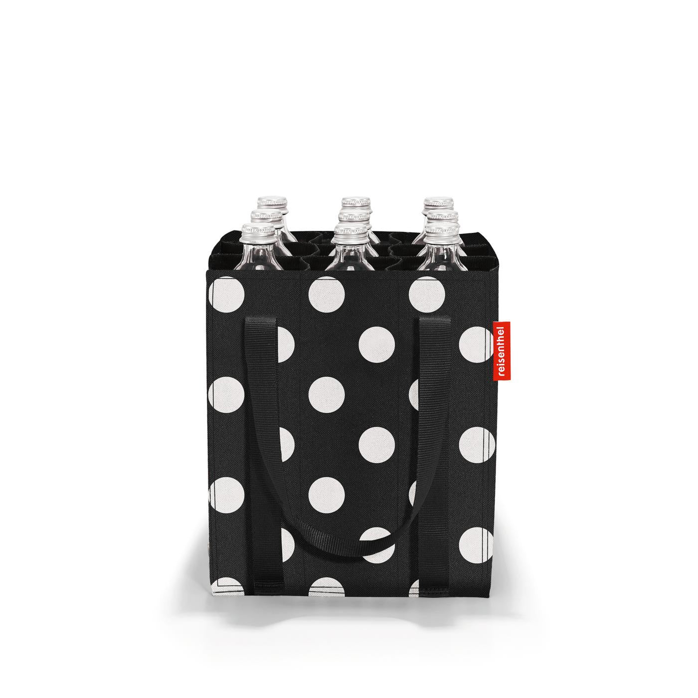 Reisenthel Stofftasche, Polyester, Motiv Punkte Weiss, 240×280×240 mm