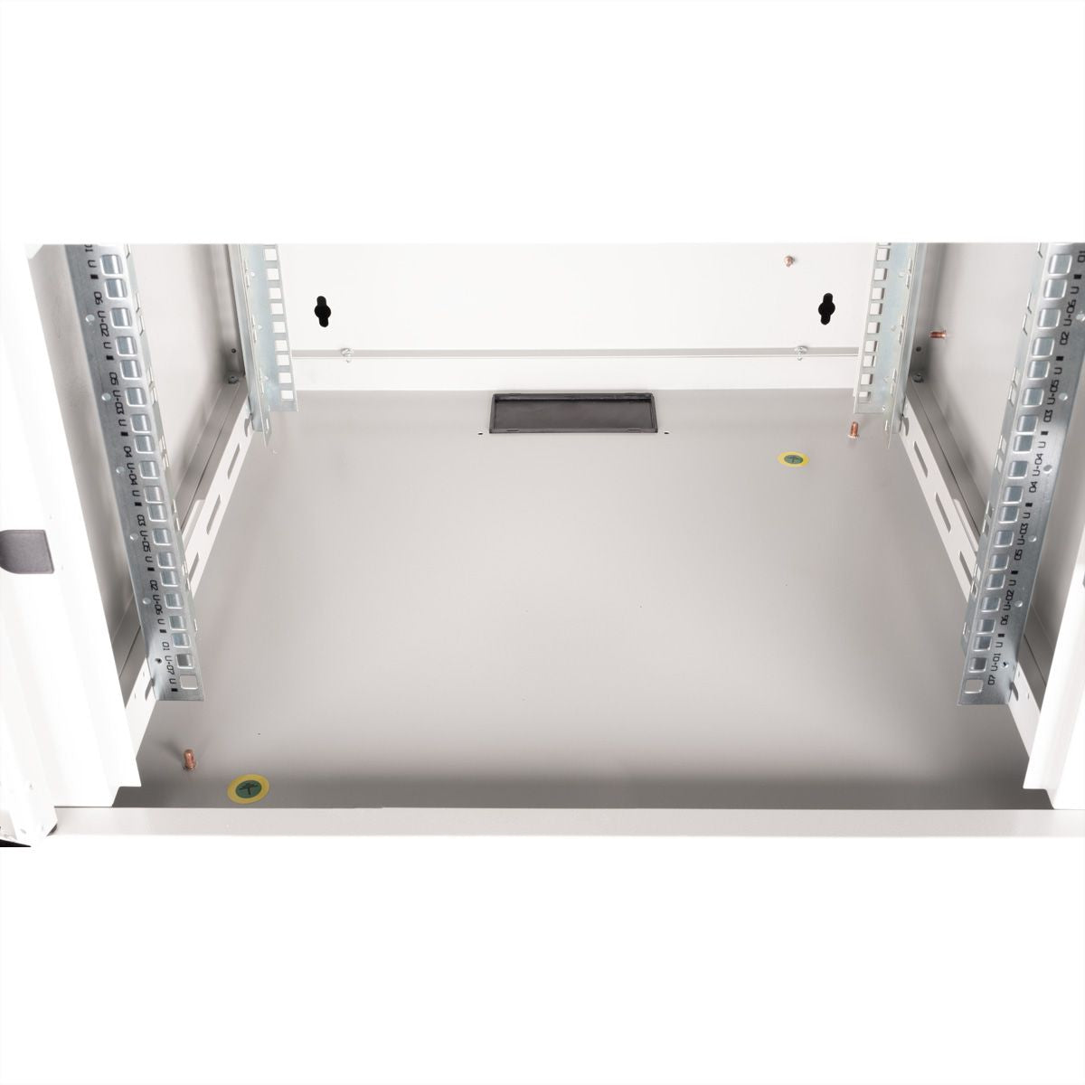 ROLINE Pro – 19" Wandverteiler 7U, IP20, abschliessbar, 600 × 600 × 418 mm, lichtgrau