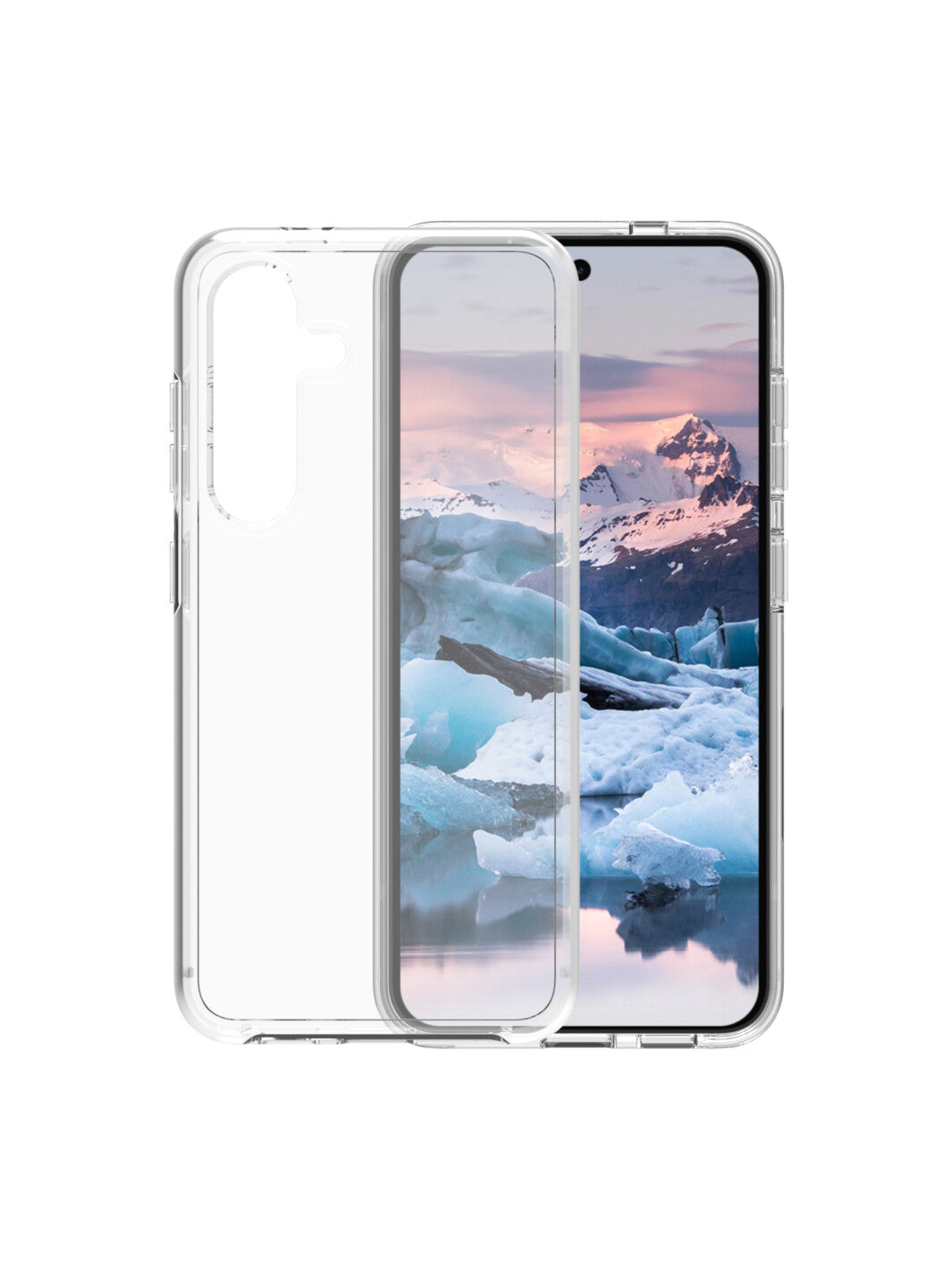 dbramante1928 Iceland Pro Backcover – für Samsung Galaxy S23 FE, Transparent, tropfsicher, kratzresistent