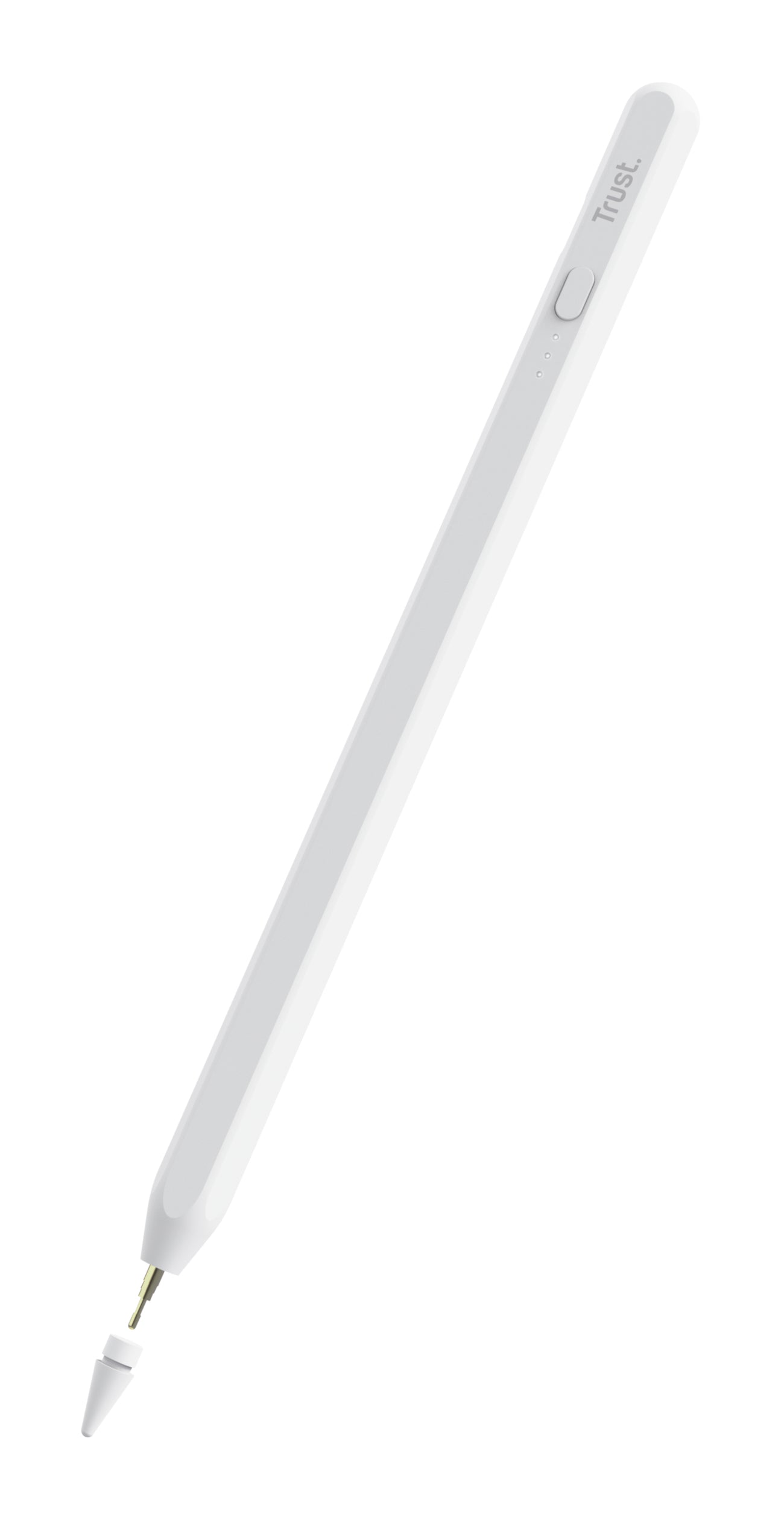 Trust Kyna Active Eingabestift – für iPad (2018+, Pro), Aluminium, Weiss