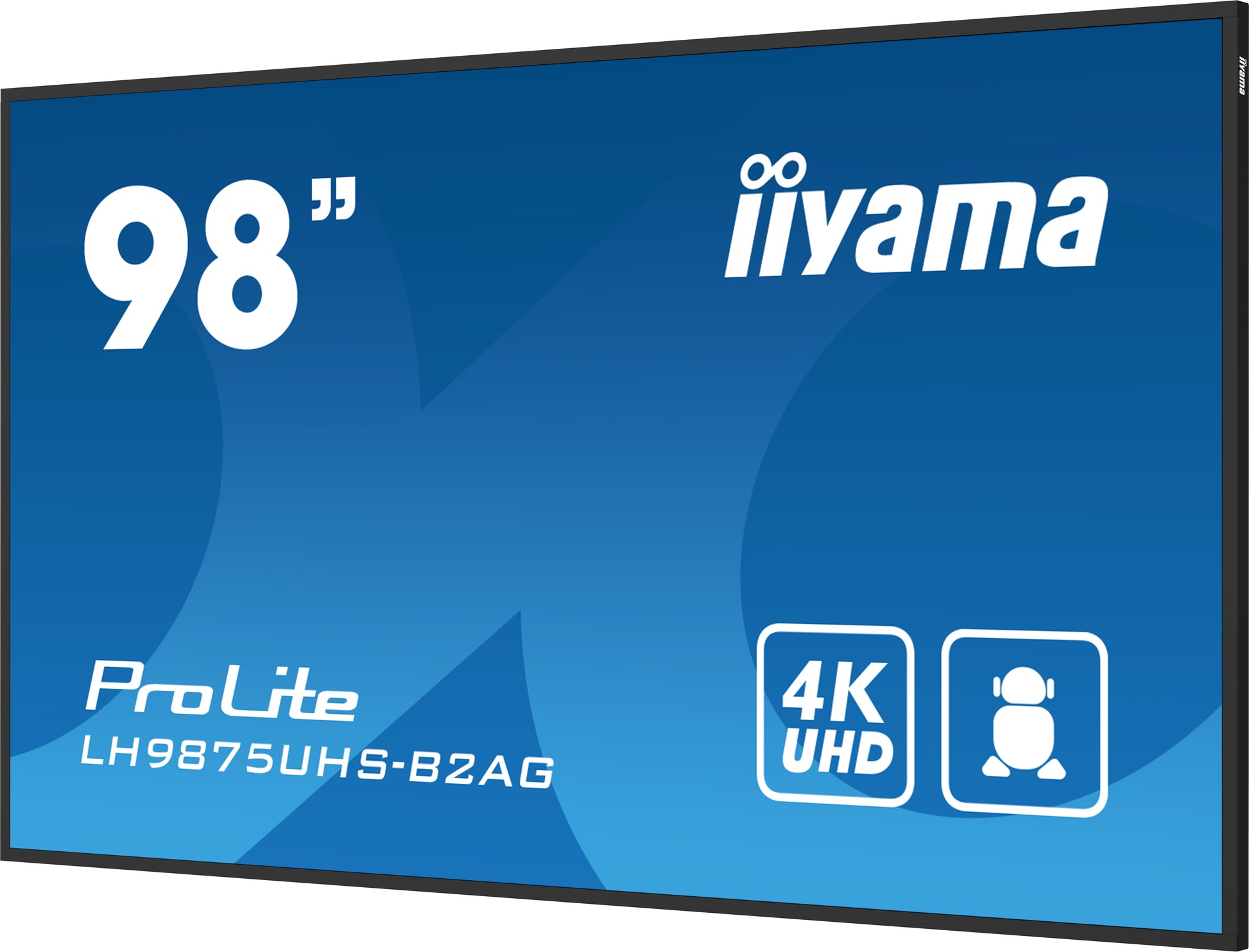 iiyama ProLite – Signage-Display, 97,5", 3840 × 1600, 500 cd/m², 24/7, OPS