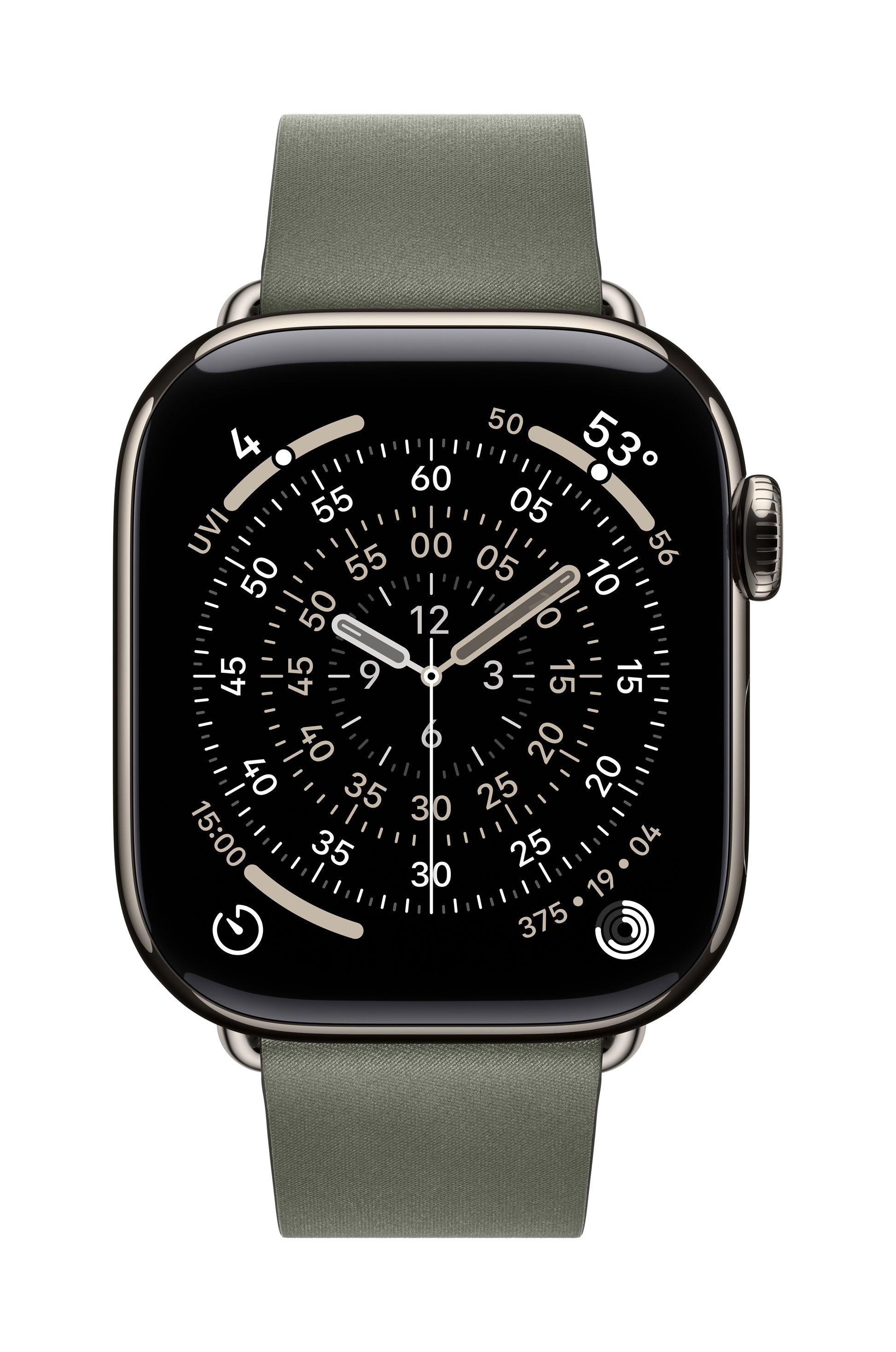Apple Modern Buckle – Armband – für Apple Watch 42 mm, Sage Gray, Bandgrösse L, Polyester