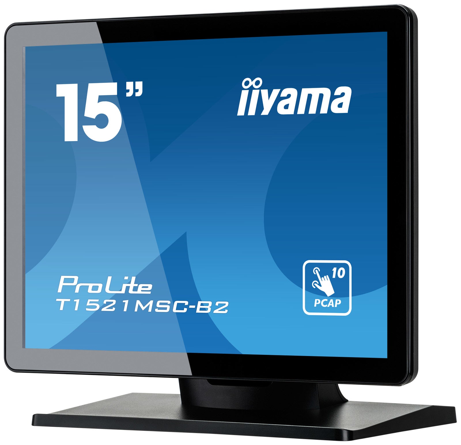 iiyama T1521MSC-B2 15" PCAP 10-Touch – Zero-Bezel